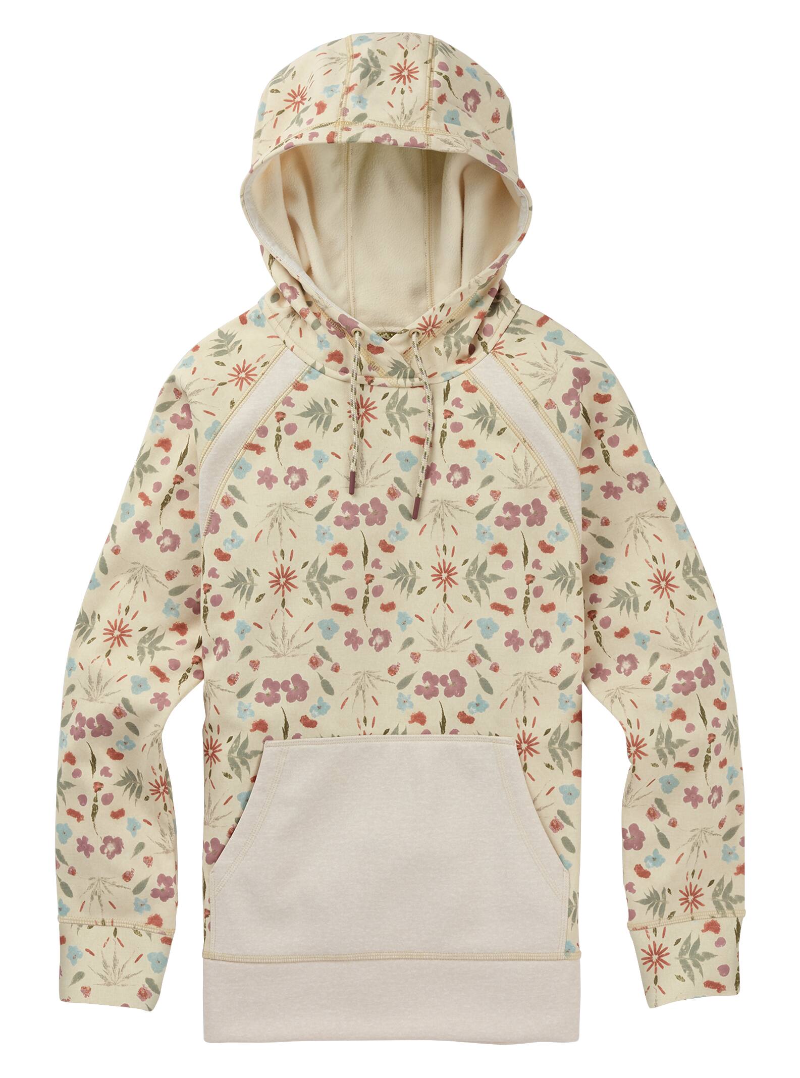 Burton - Sweat à capuche et coutures collées Crown femme, Creme Fresh Pressed, L