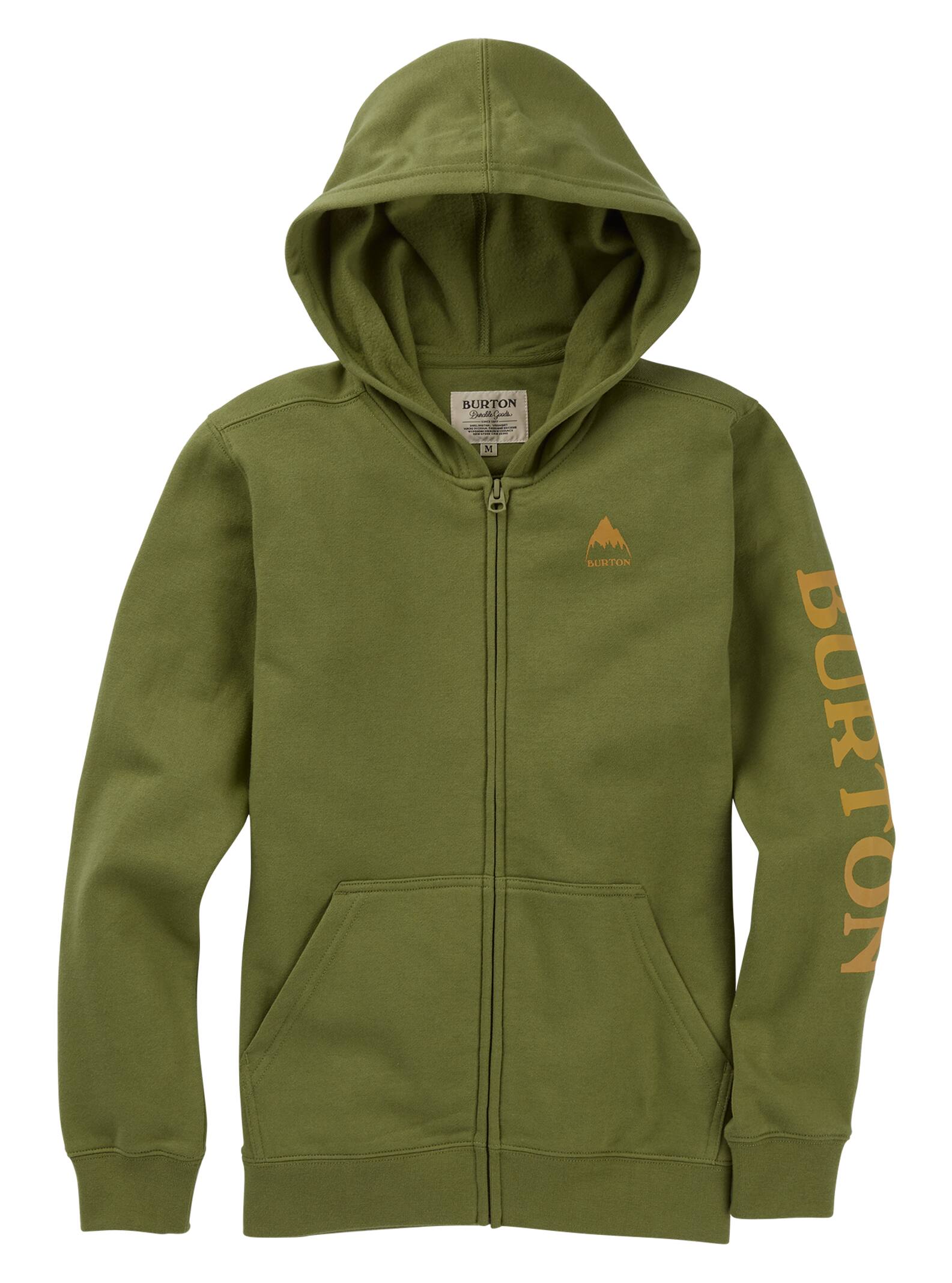 Burton - Sweat à capuche zippé Recycled Elite enfant, Grasshopper, L