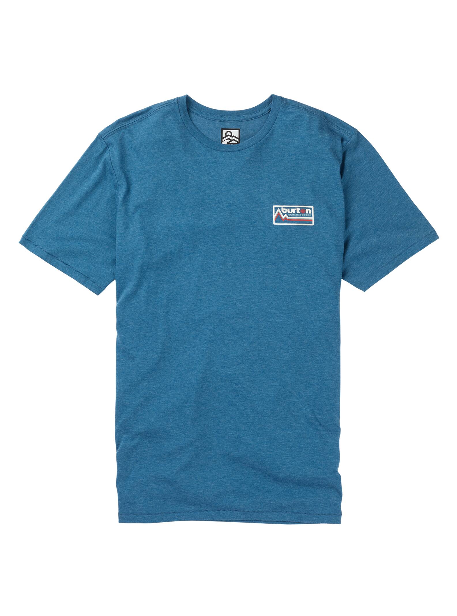 Burton - T-shirt à manches courtes Gregson homme, Blue Sapphire Heather, M