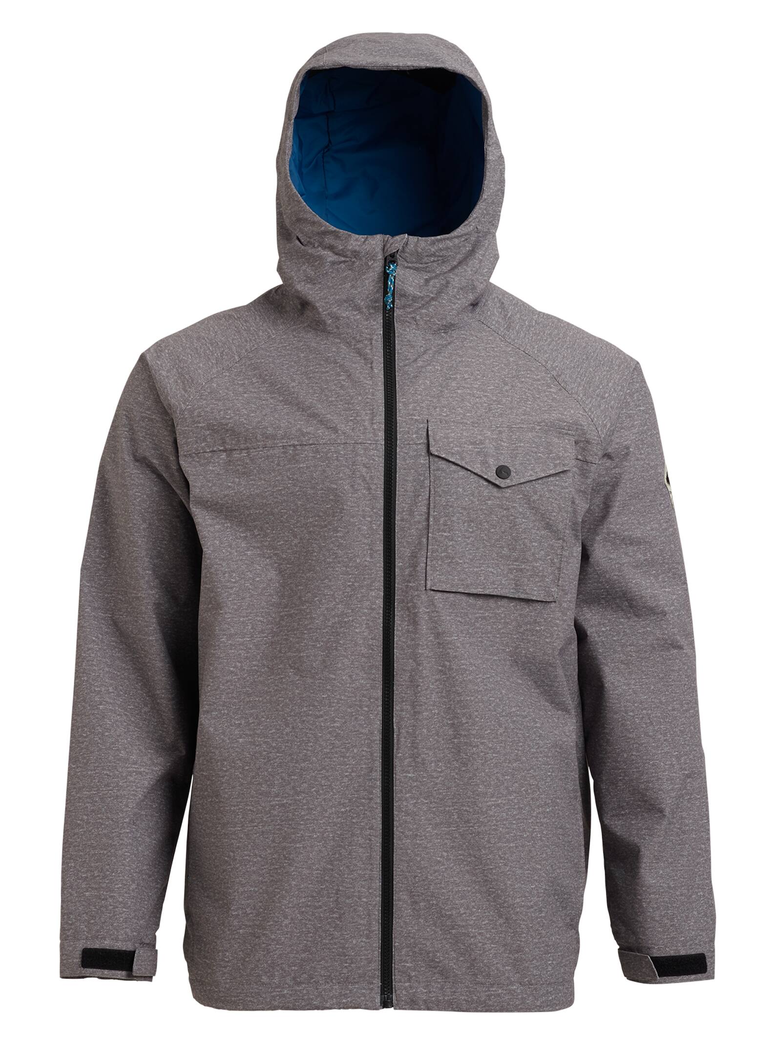 Burton - Veste imperméable Portal homme, Gray Heather, M