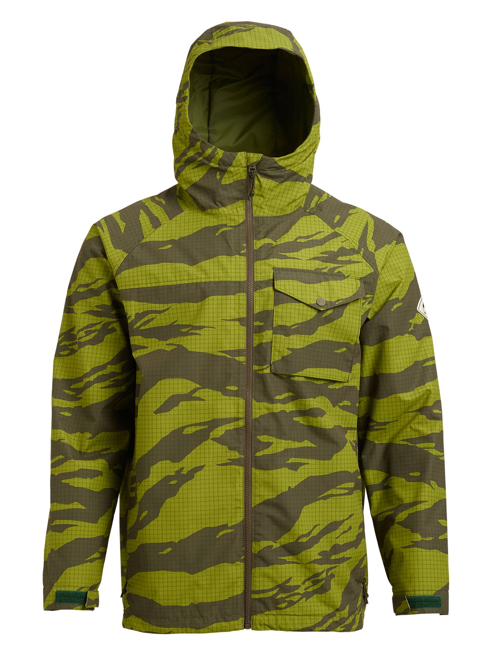 Burton - Veste imperméable Portal homme, Keef Tiger Ripstop, L