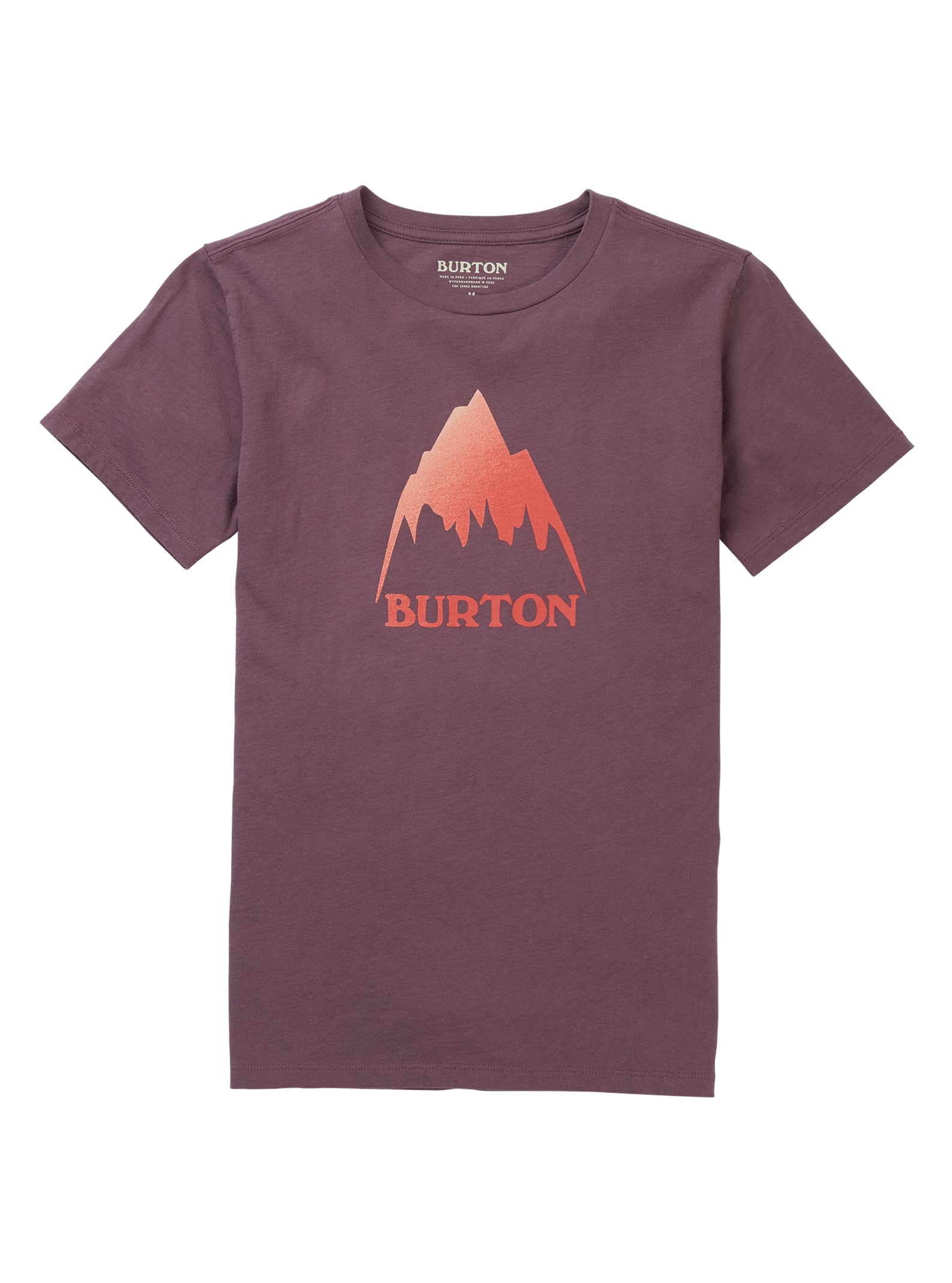 Burton - T-shirt classique à manches courtes Mountain High fille, Flint, L