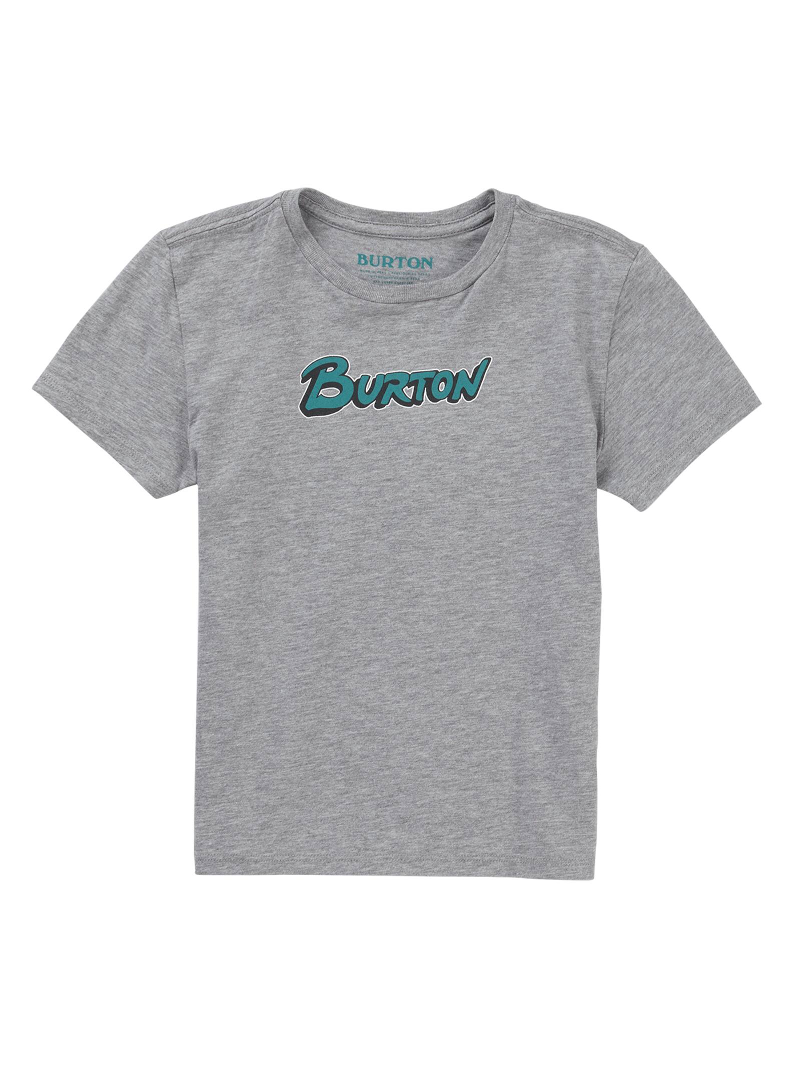 Burton - T-shirt à manches courtes Retro Mountain Organic bébé, Gray Heather, 2T