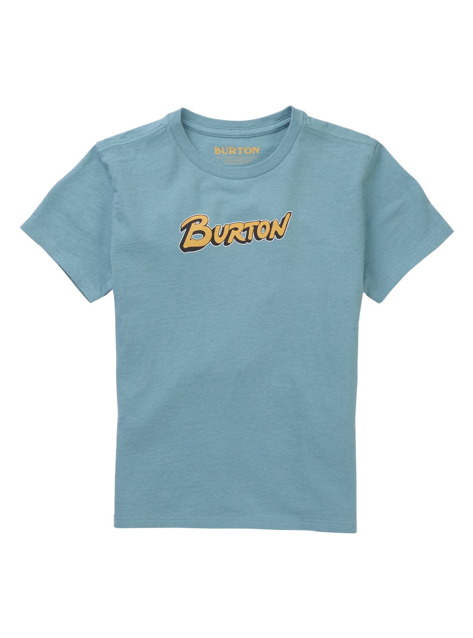 Burton - T-shirt à manches courtes Retro Mountain Organic bébé, Stone Blue, 2T