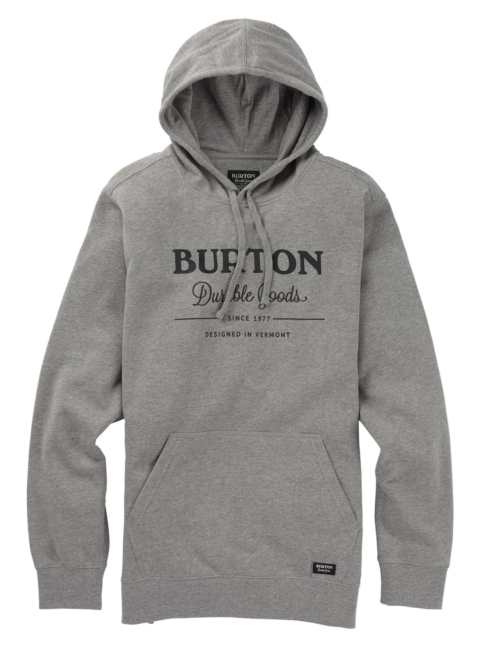 Burton – Sweat à capuche Durable Goods homme, Gray Heather, XXL