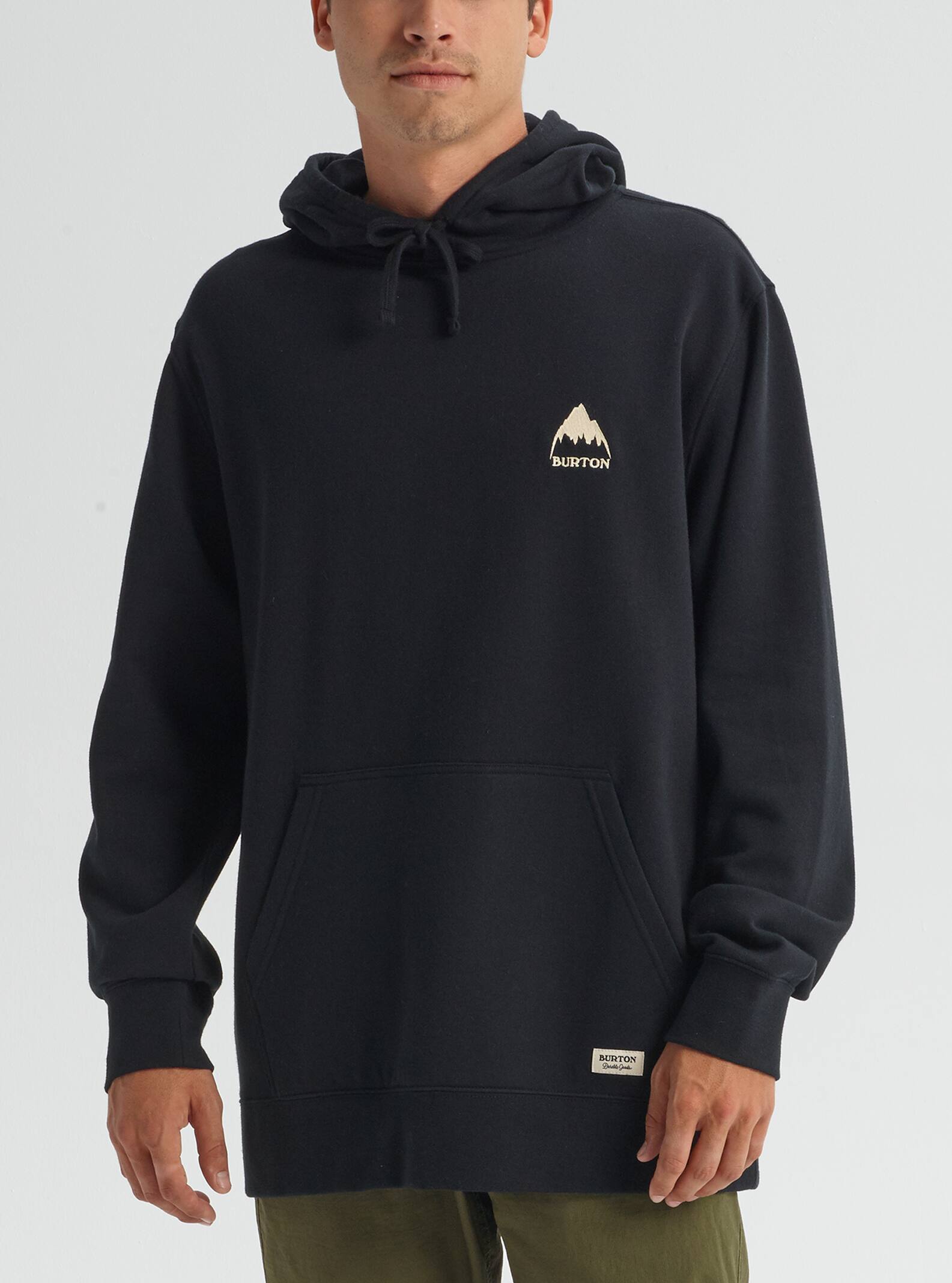 men's burton mountain pullover moletom com capuz