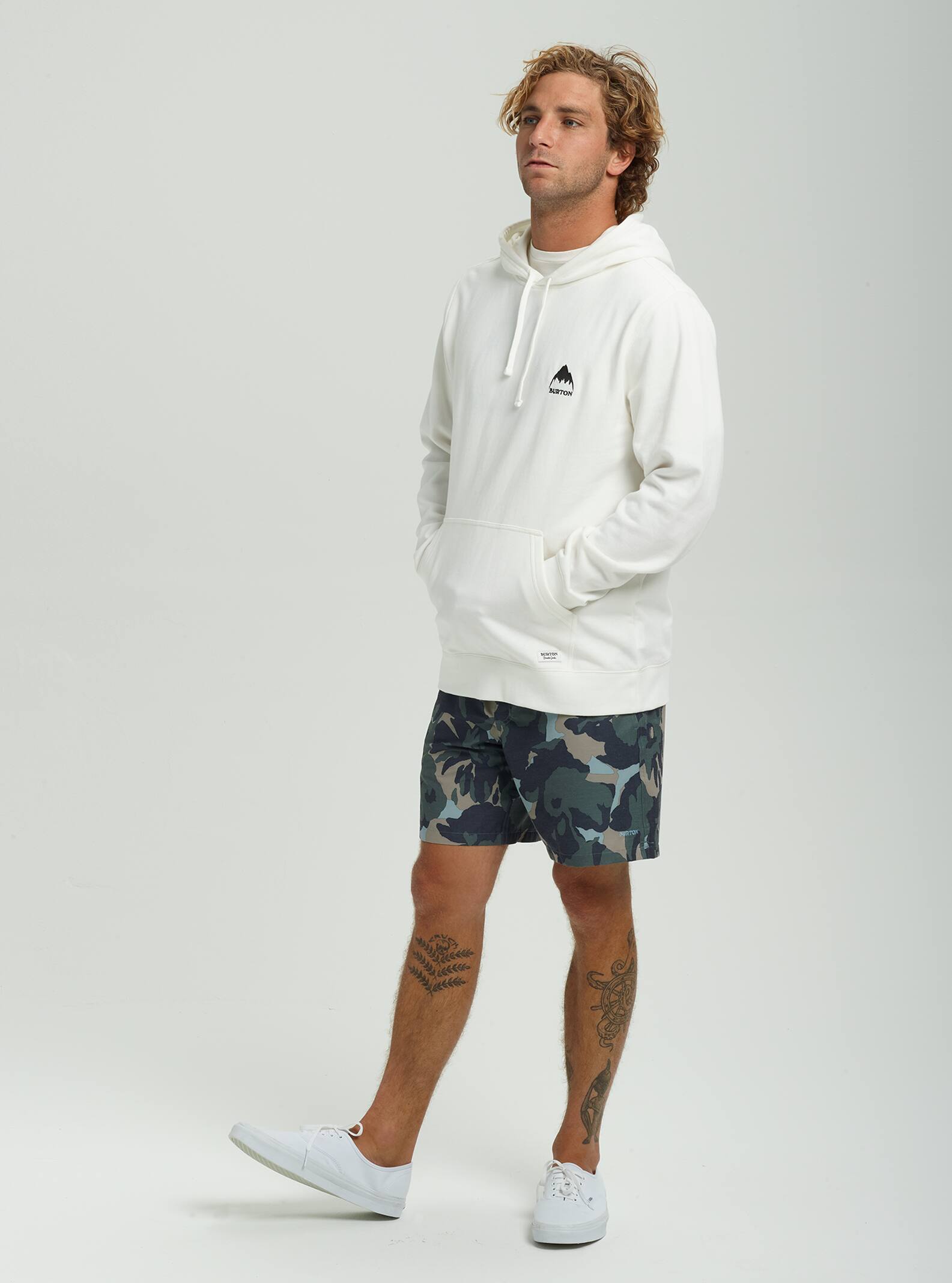 men's burton mountain pullover moletom com capuz