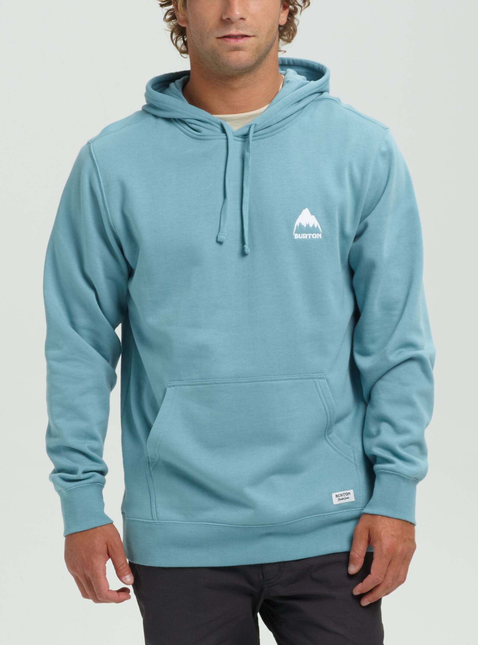 men's burton mountain pullover moletom com capuz