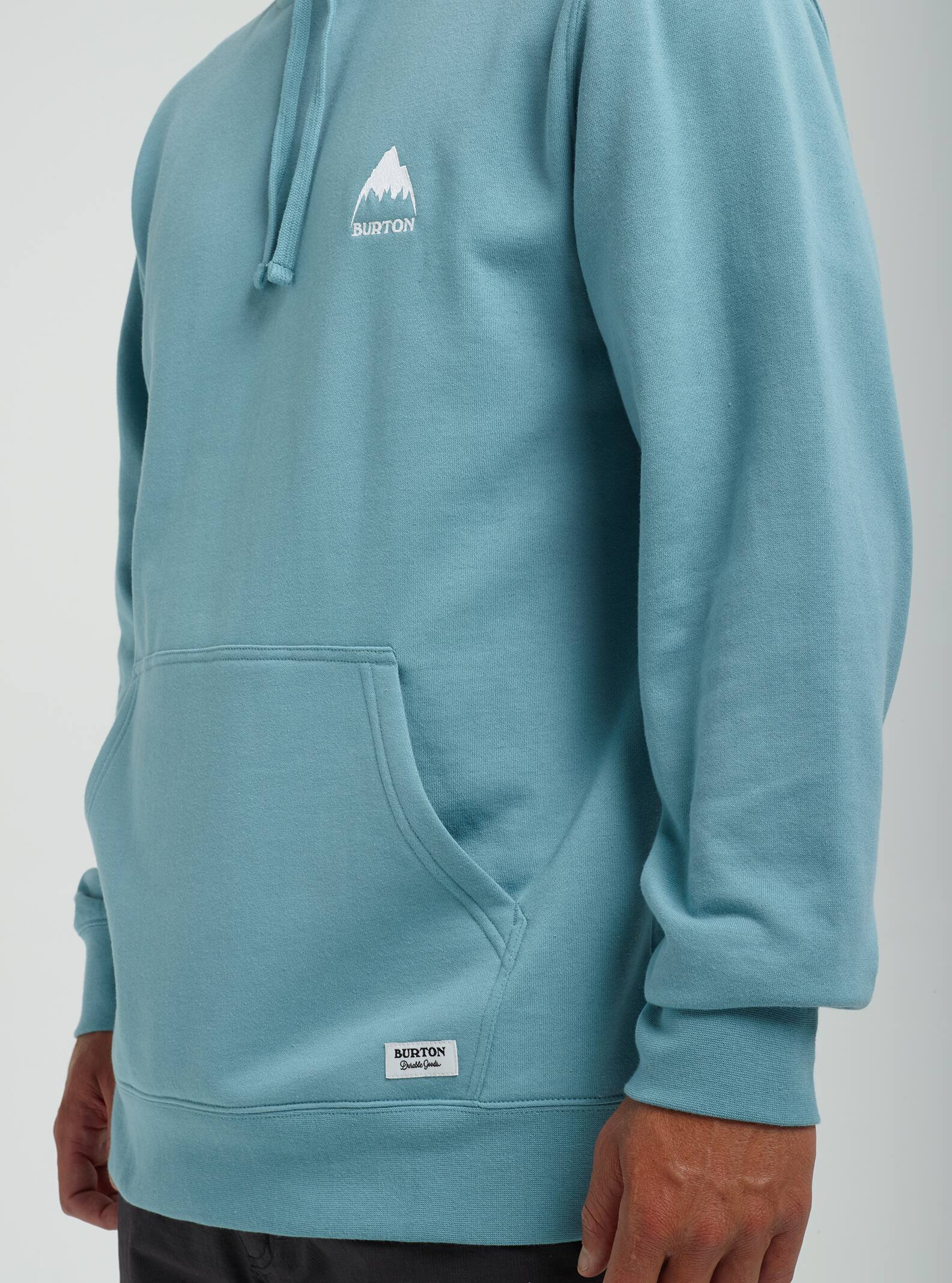 men's burton mountain pullover moletom com capuz