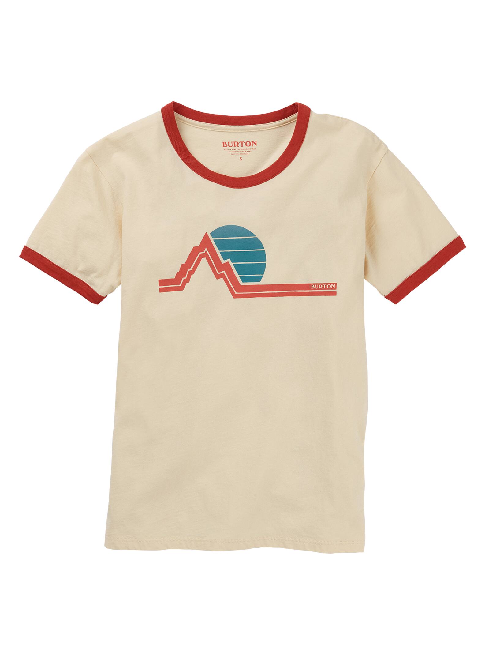 Burton - T-shirt à manches courtes Timkey femme, Creme Brulee, L