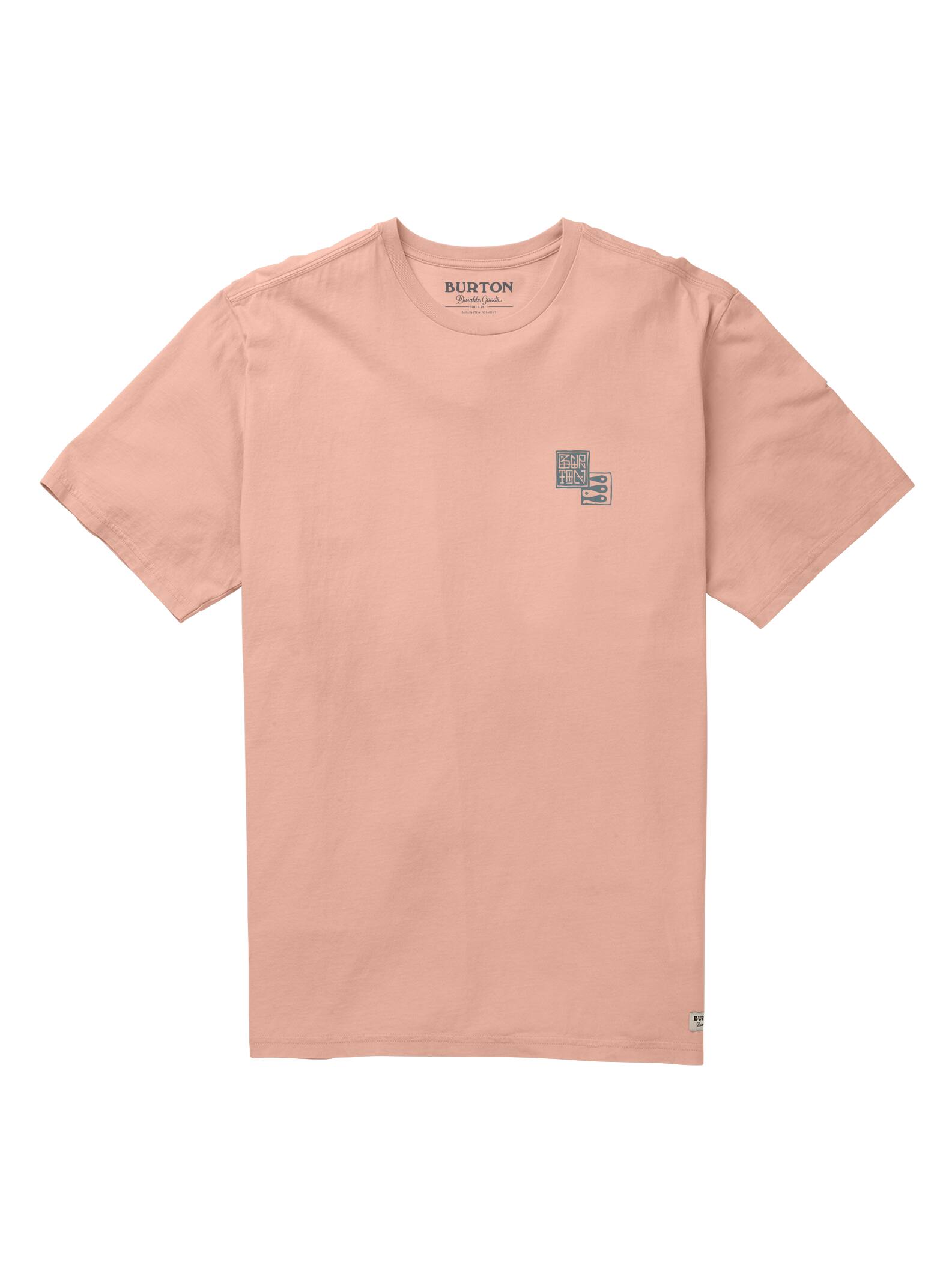 Burton - T-shirt à manches courtes Dowle homme, Dusty Pink, L