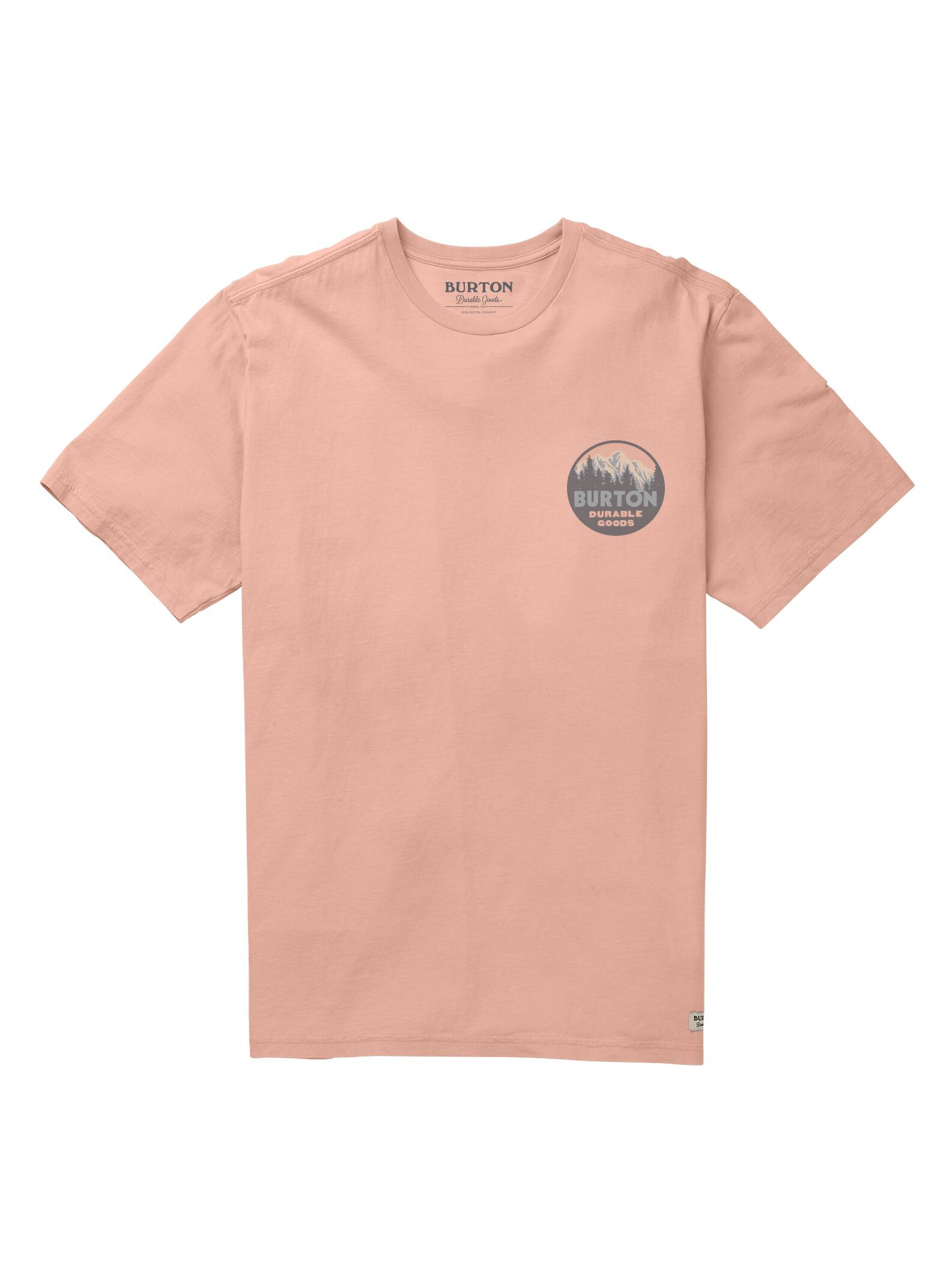 Burton - T-shirt à manches courtes Taproot homme, Dusty Pink, L