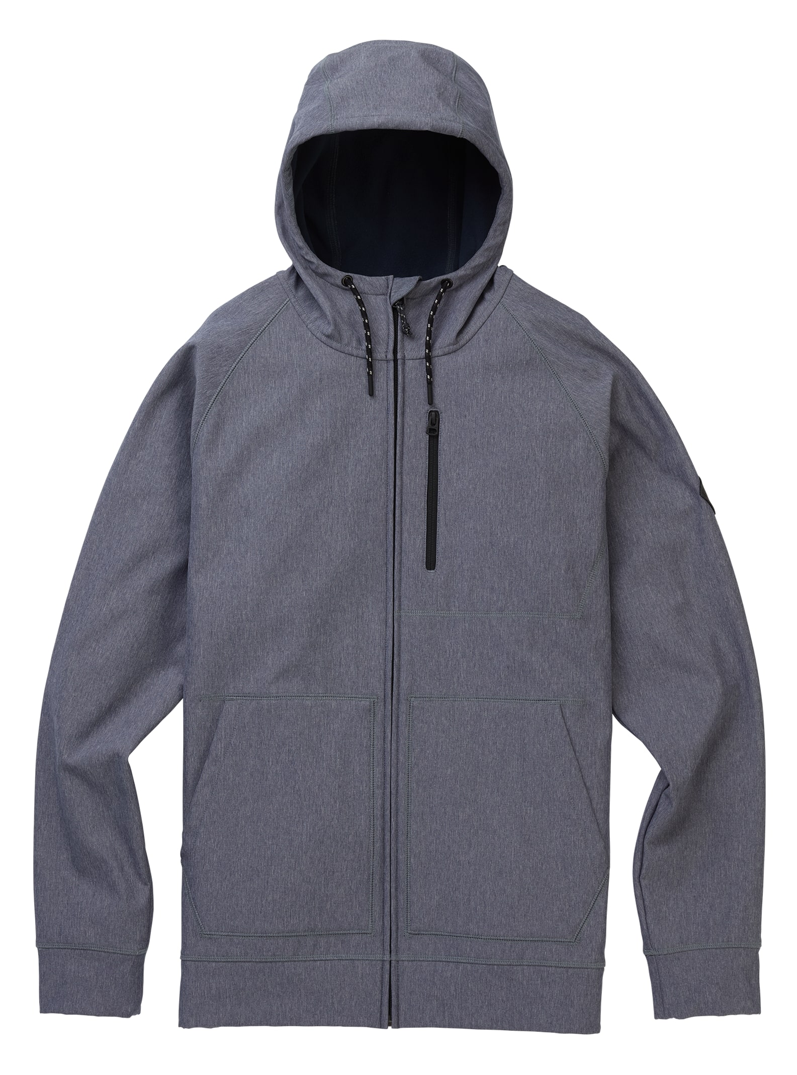 Burton - Sweat à capuche zippé à coutures collées Crown Specialty homme, Denim Heather, XL