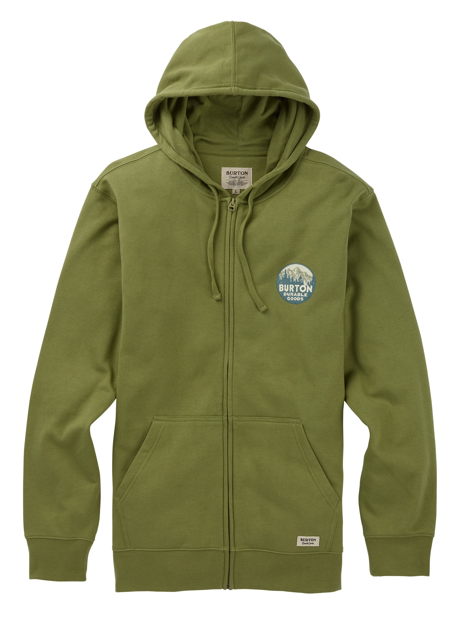 Burton - Sweat à capuche zippé Taproot homme, Weeds, L