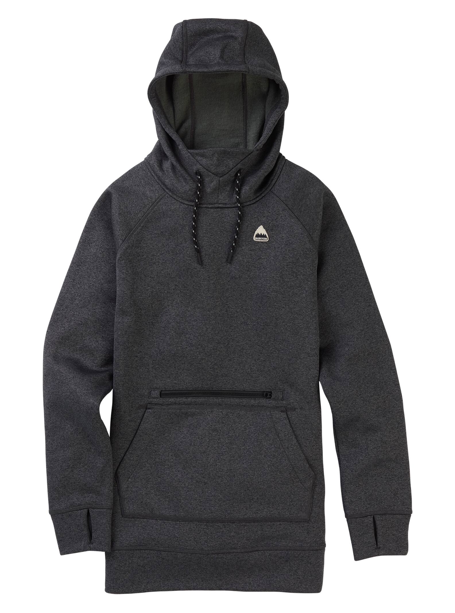 Burton - Sweat à capuche Oak Long femme, Phantom Heather, L