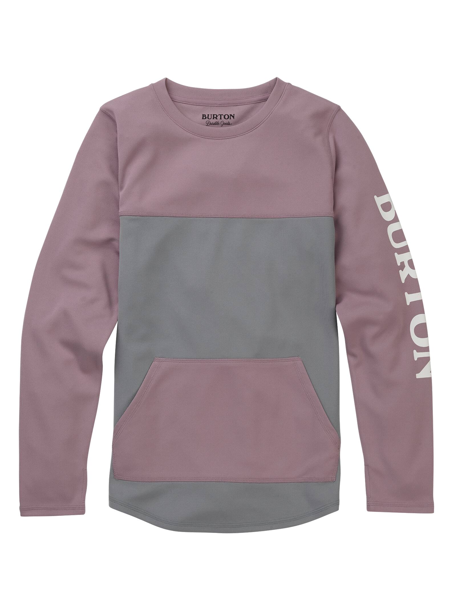 Burton - T-shirt manches longues Spurway en tissu technique enfant, Wild Dove / Quail, S