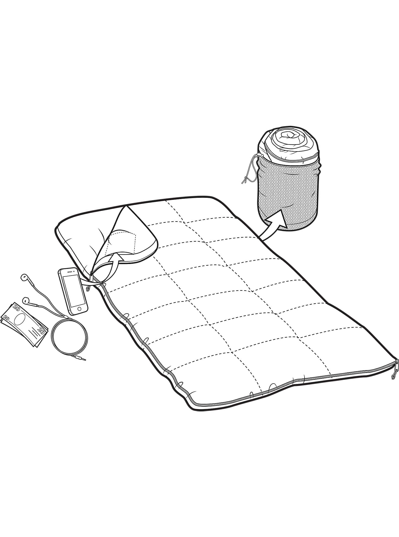 Big Agnes x Burton The Dirt Bag Sleeping Bag | Burton.com Spring