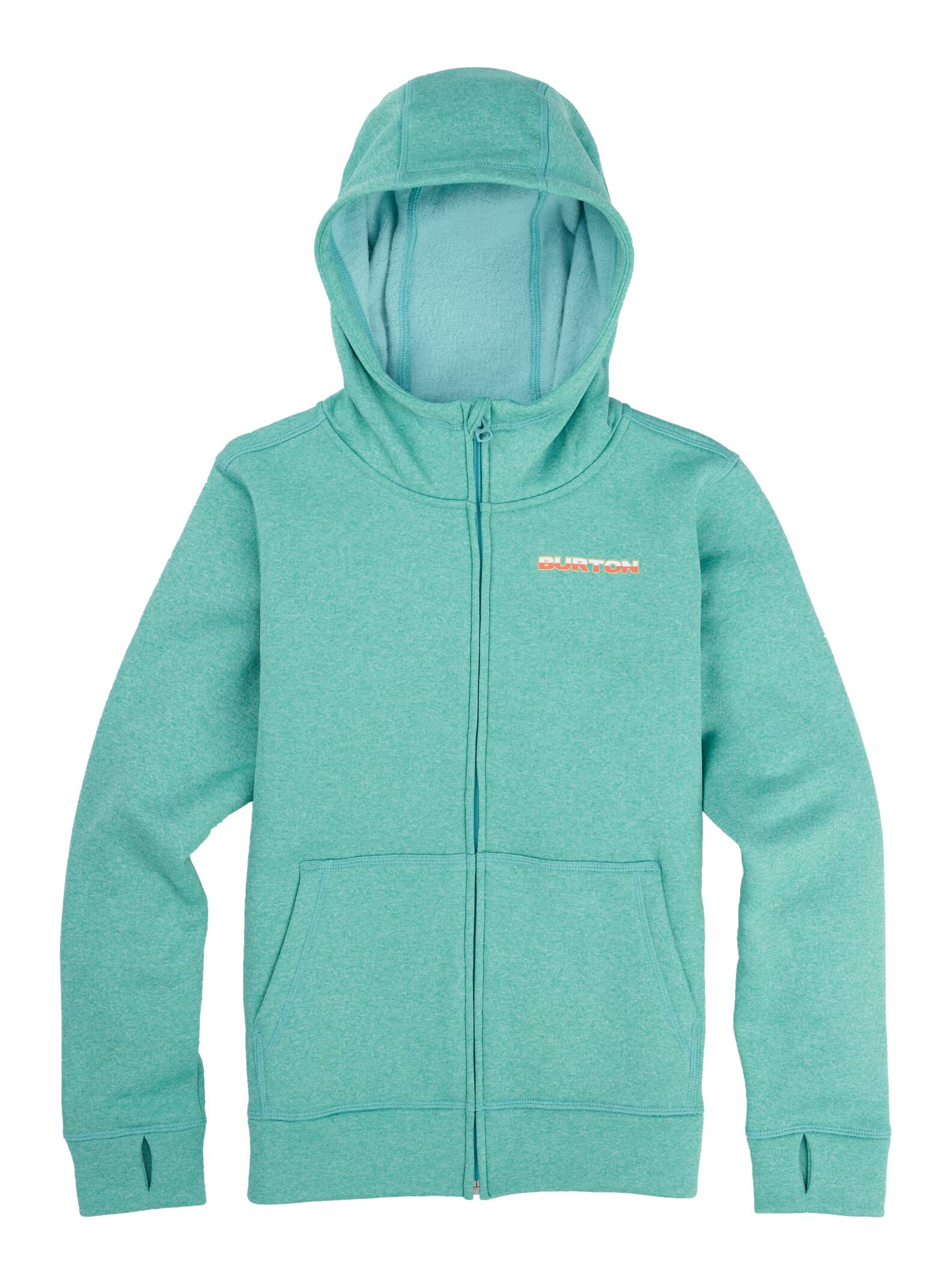 Burton - Sweat zippé à capuche Oak enfant, Buoy Blue Heather, M