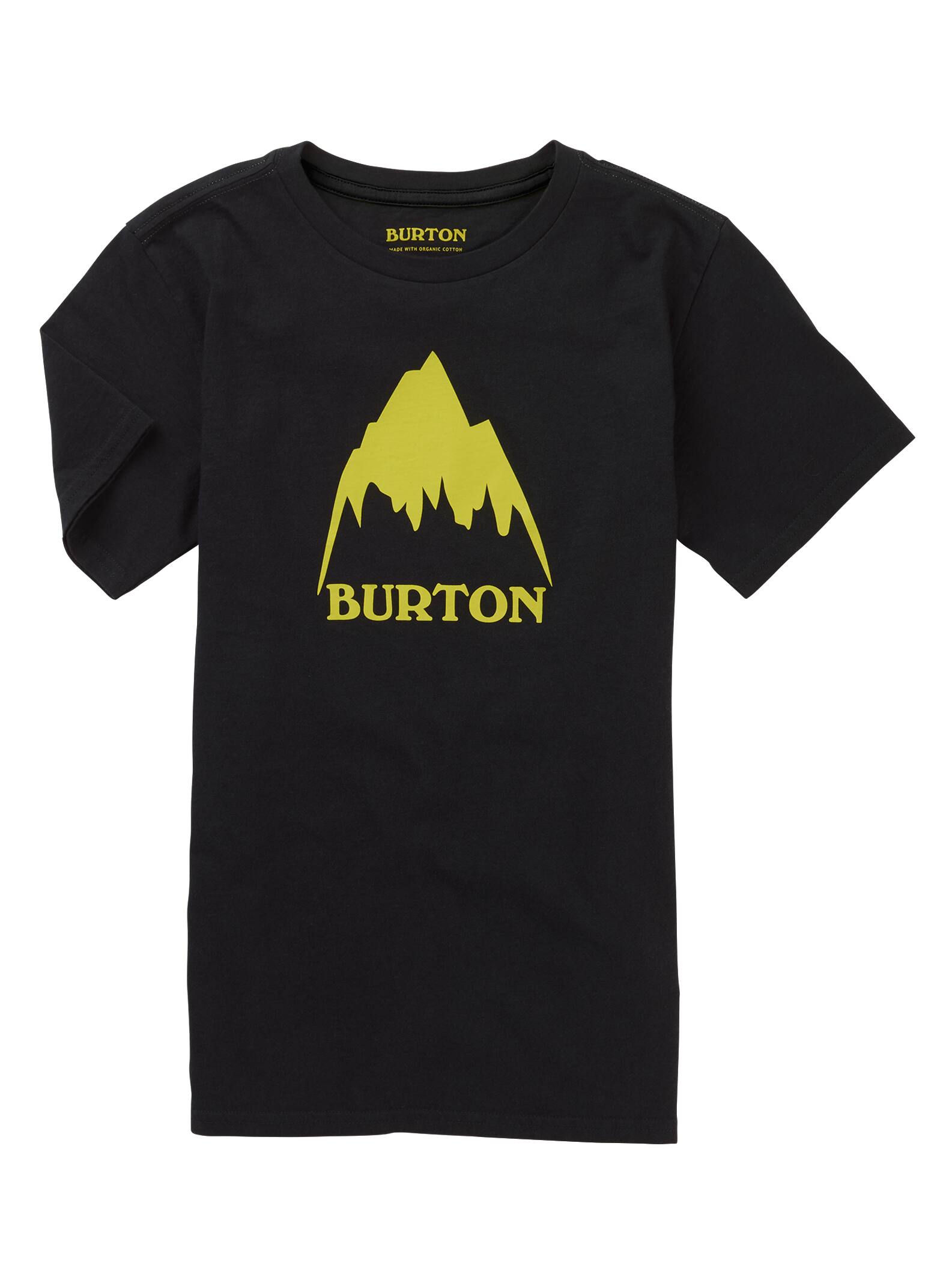 Burton - T-shirt à manches courtes coupe classique Mountain High enfant, True Black, M