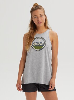 Women's Burton Carta Tank Top shown in Gray Heather