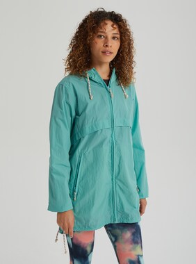 Women's Burton Hazlett Packable Jacket shown in Buoy Blue