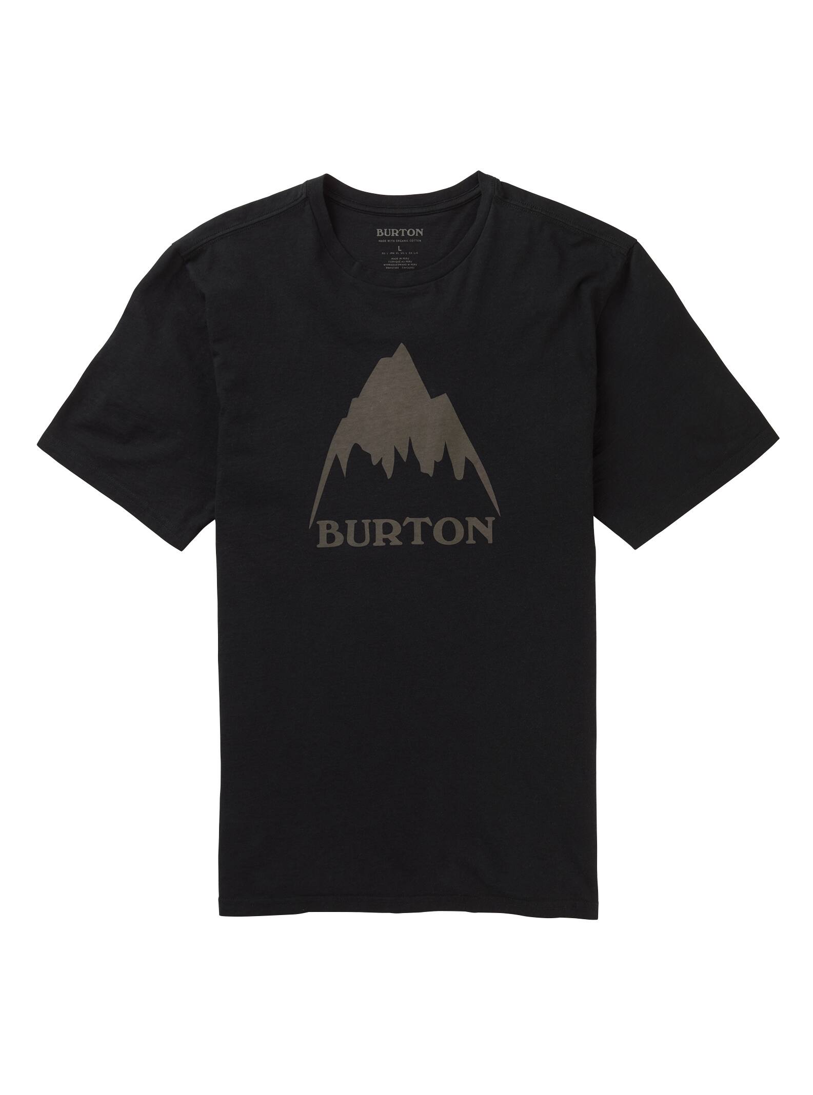 Burton - T-shirt à manches courtes Mountain High, True Black, XXL