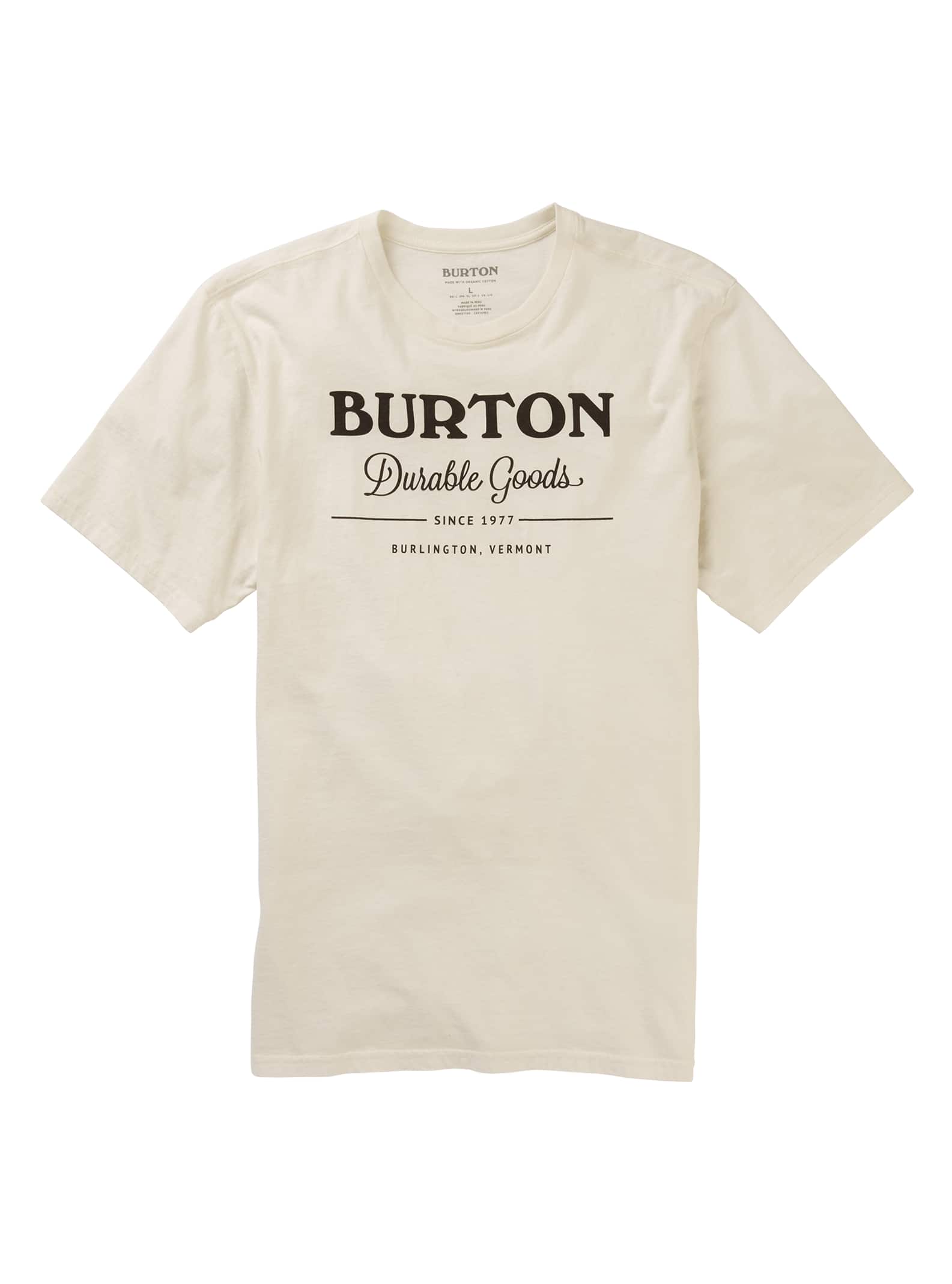 Burton - T-shirt à manches courtes Durable Goods, Stout White, XL