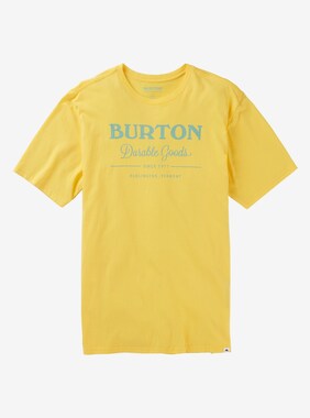 Burton Durable Goods Short Sleeve T-Shirt shown in Yellow Pepper