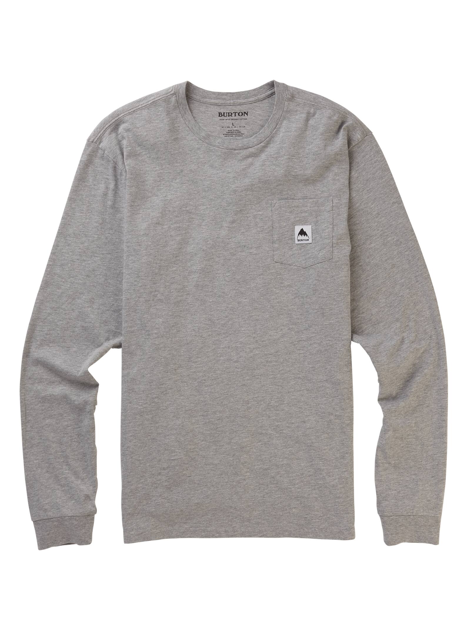 Burton - T-shirt à manches longues Colfax, Gray Heather, L