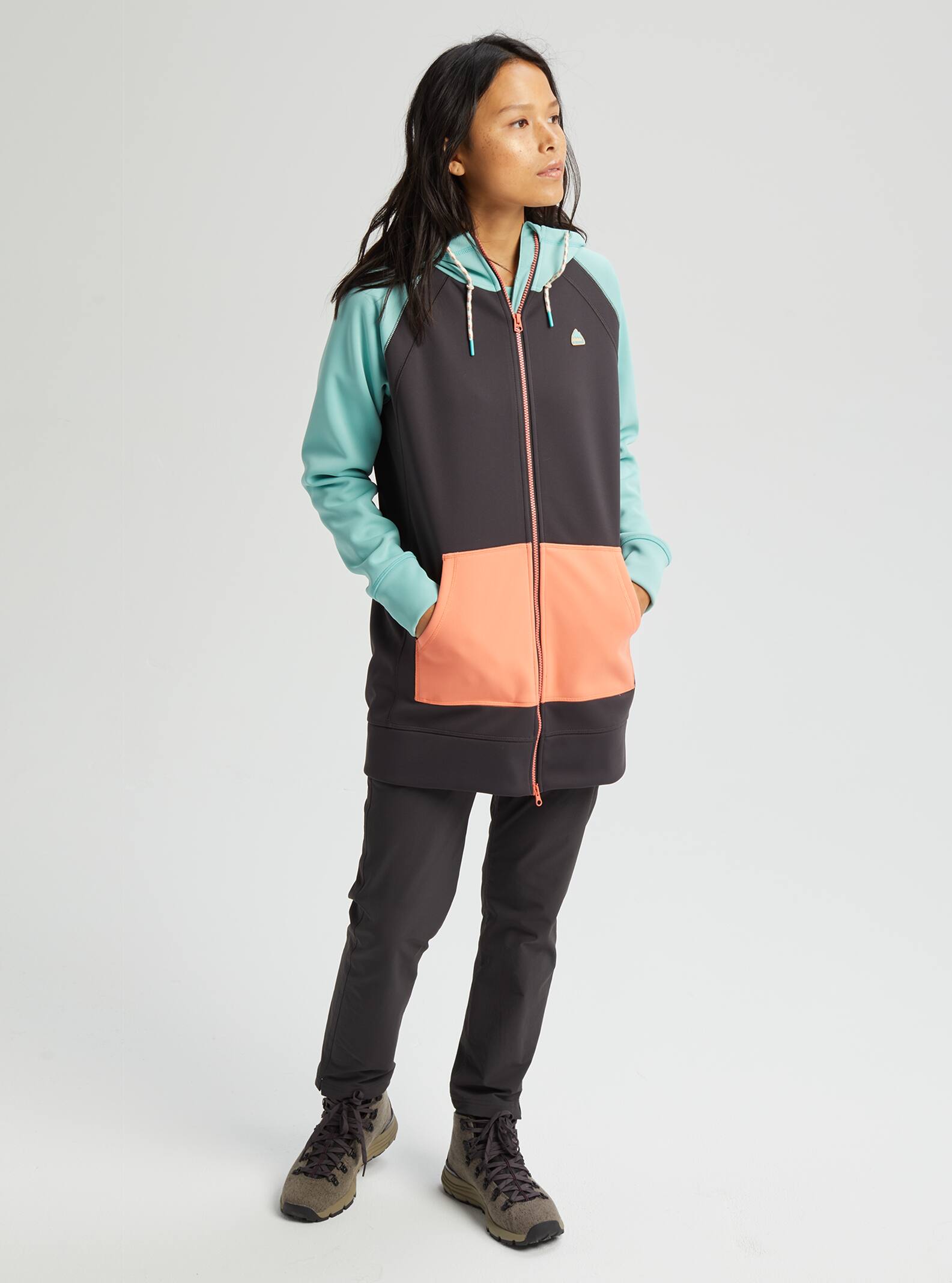 Women's Burton Crown Bonded Long Full-Zip Hoodie | Burton.com
