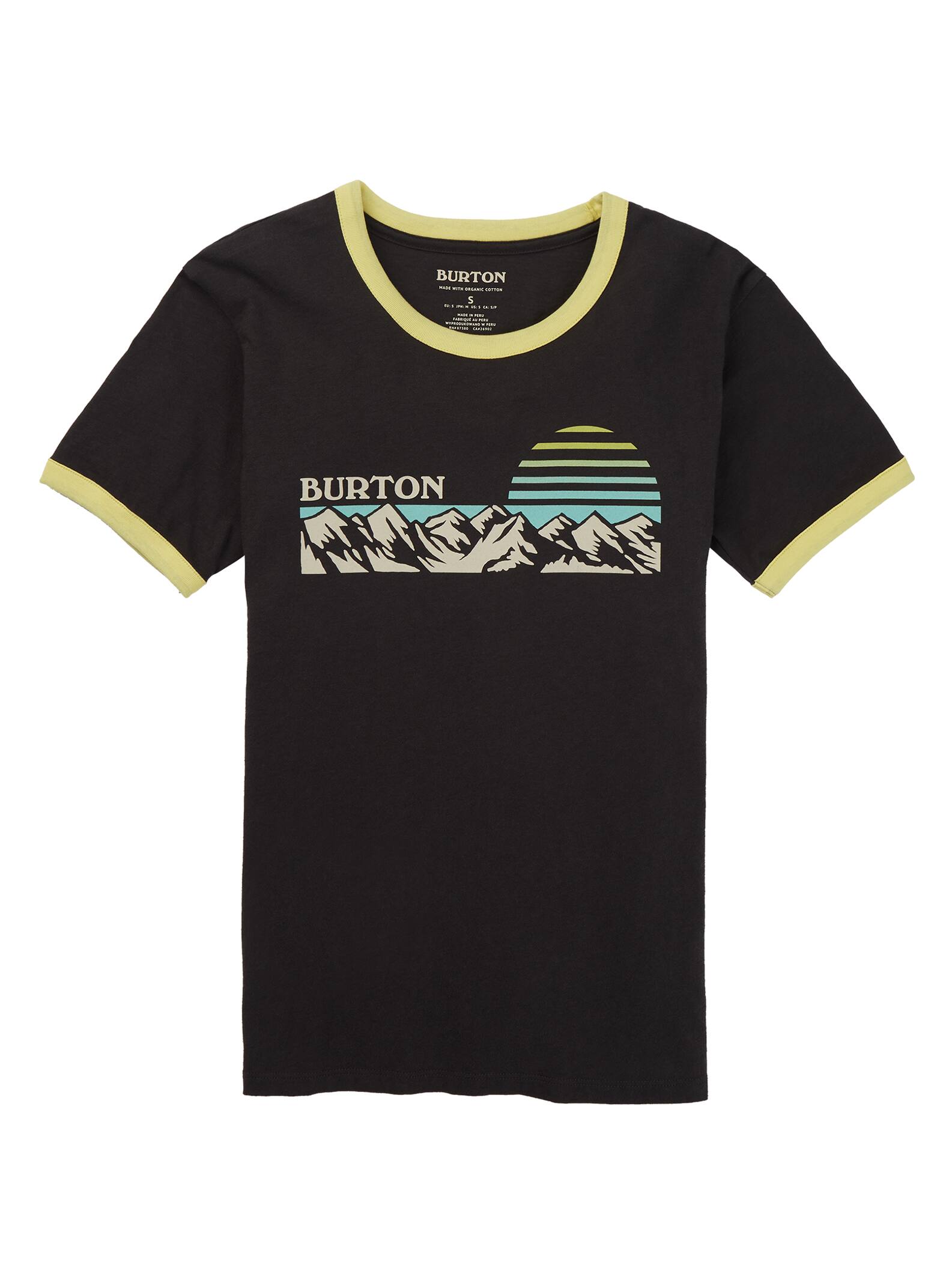 Burton - T-shirt à manches courtes Ashmore pour femme, Phantom, XXL