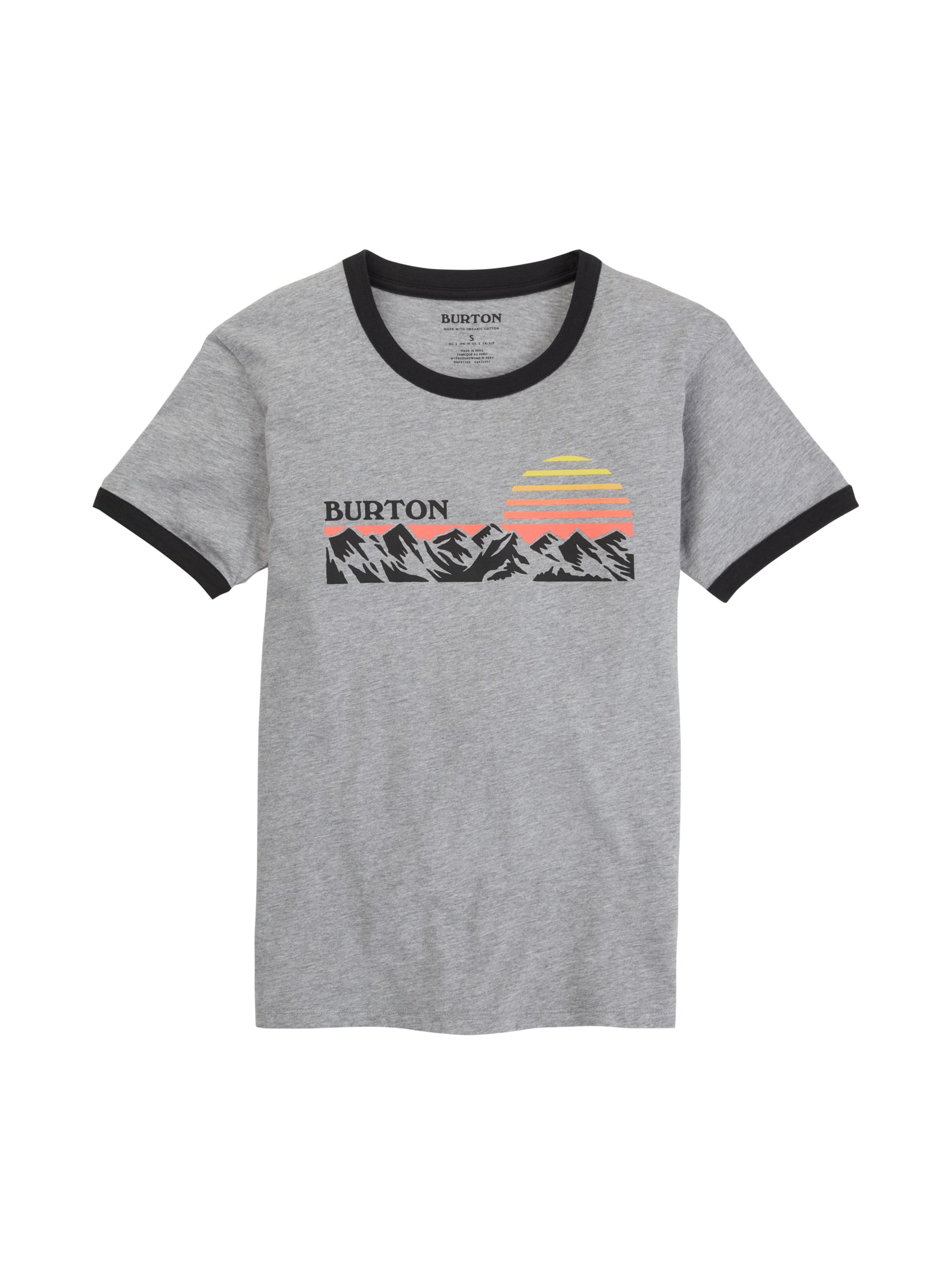 Burton - T-shirt à manches courtes Ashmore pour femme, Gray Heather, L