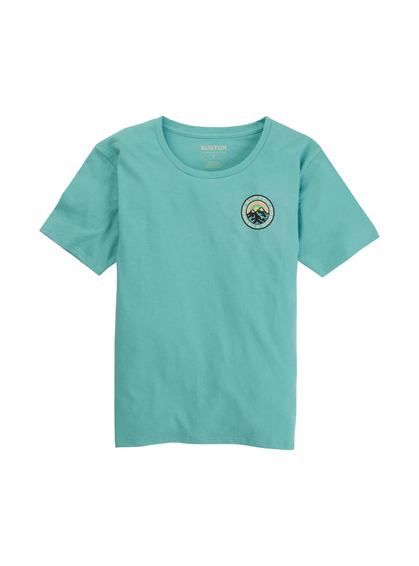 Burton - T-shirt à manches courtes et encolure dégagée Ashmore femme, Buoy Blue, M