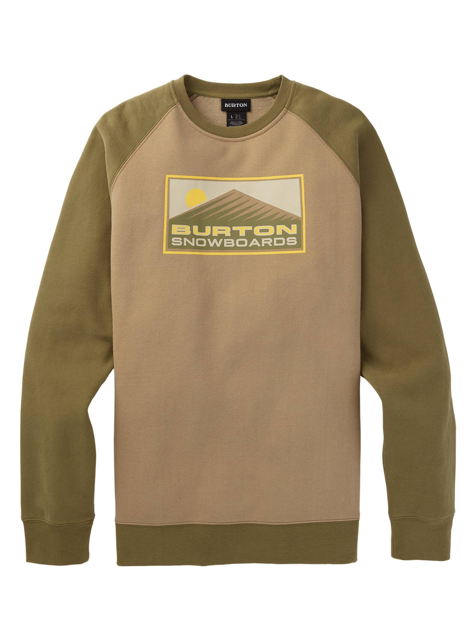 Burton - Sweat ras du cou Weir homme, Kelp, L