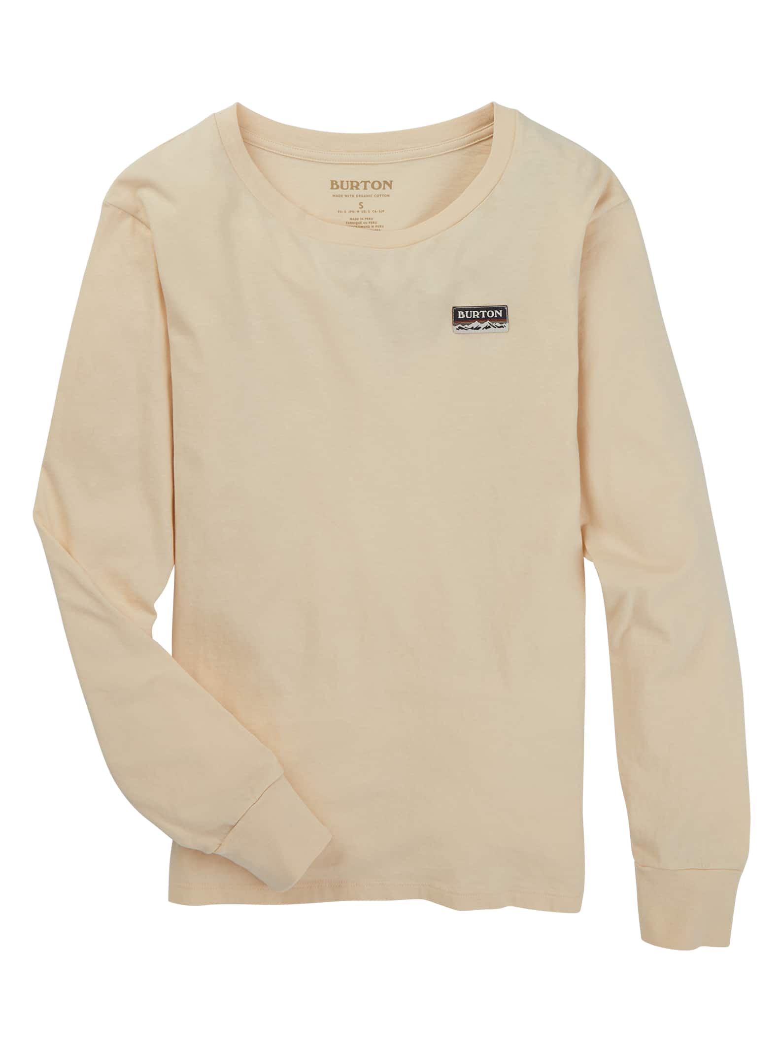 Burton - T-shirt à manches longues Classic femme, Cr?me Br?l?e, S