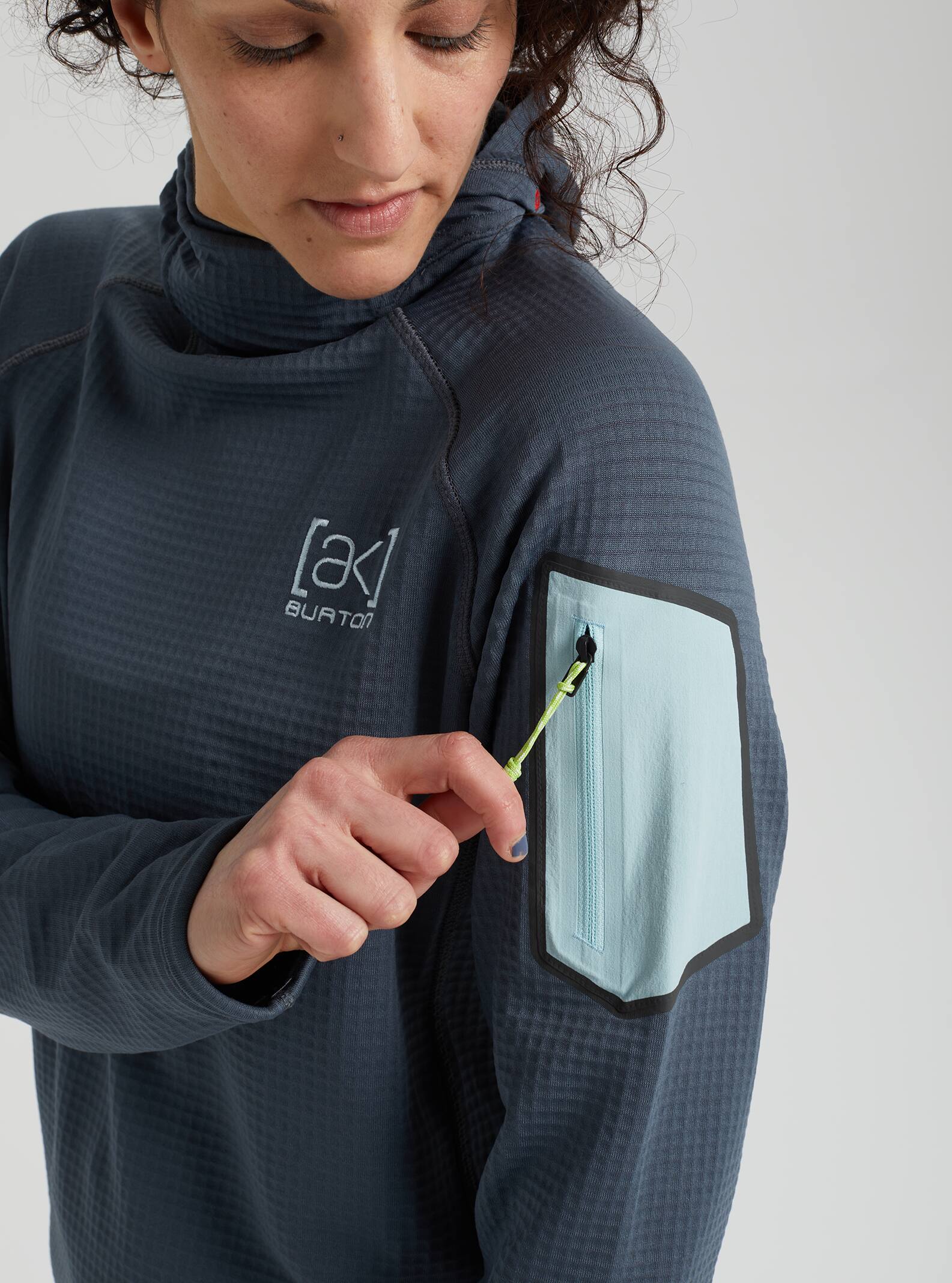 Burton [ak] Polartec® Grid Pullover Fleece | Burton.com Spring 2020 US