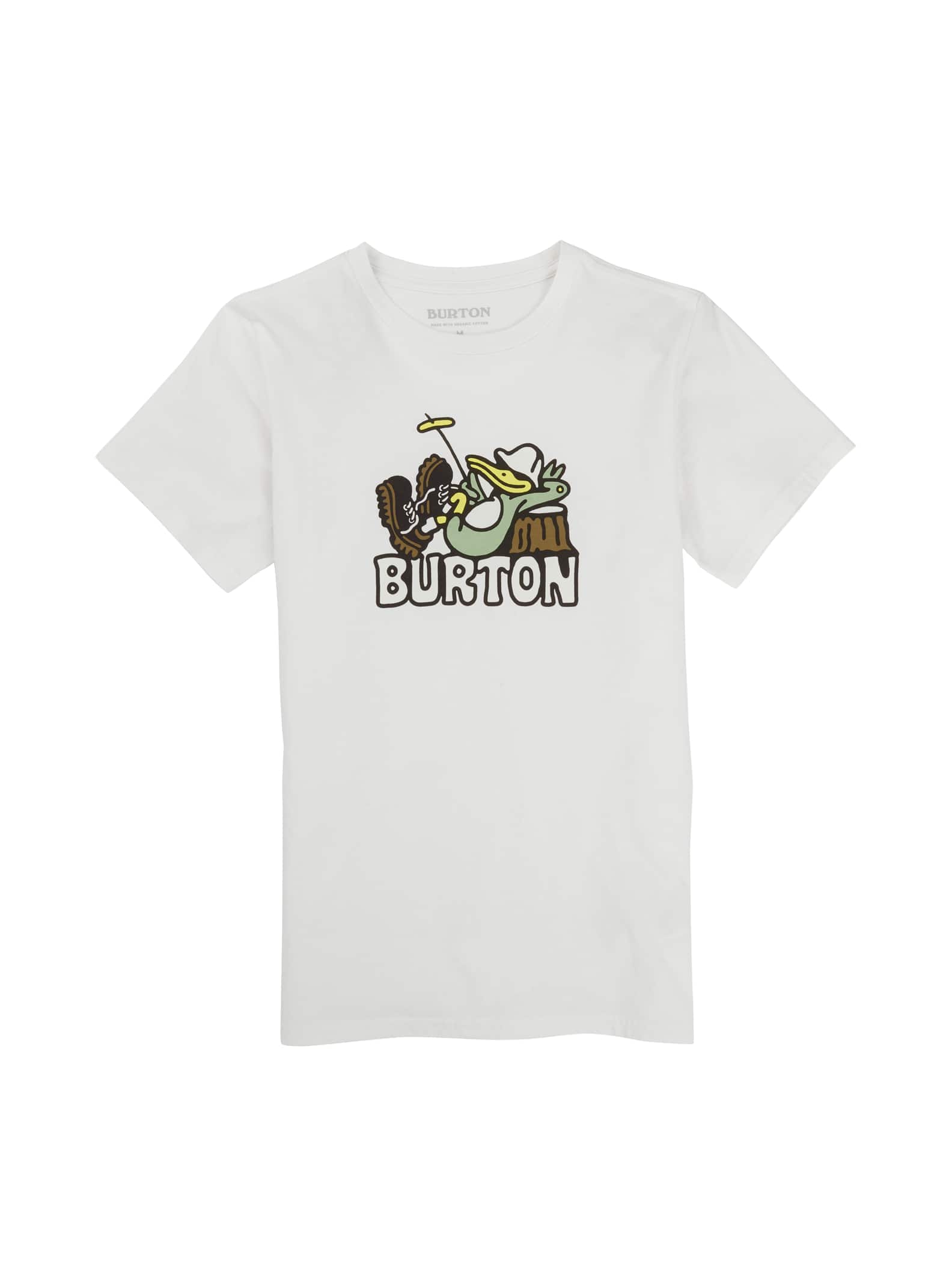 Burton - T-shirt à manches courtes Vizzer pour enfant, Stout White, L