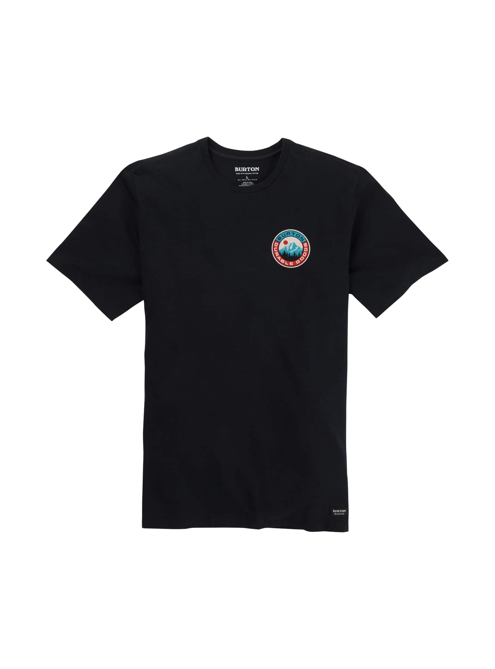 Burton - T-shirt à manches courtes Land Ho pour homme, True Black, M