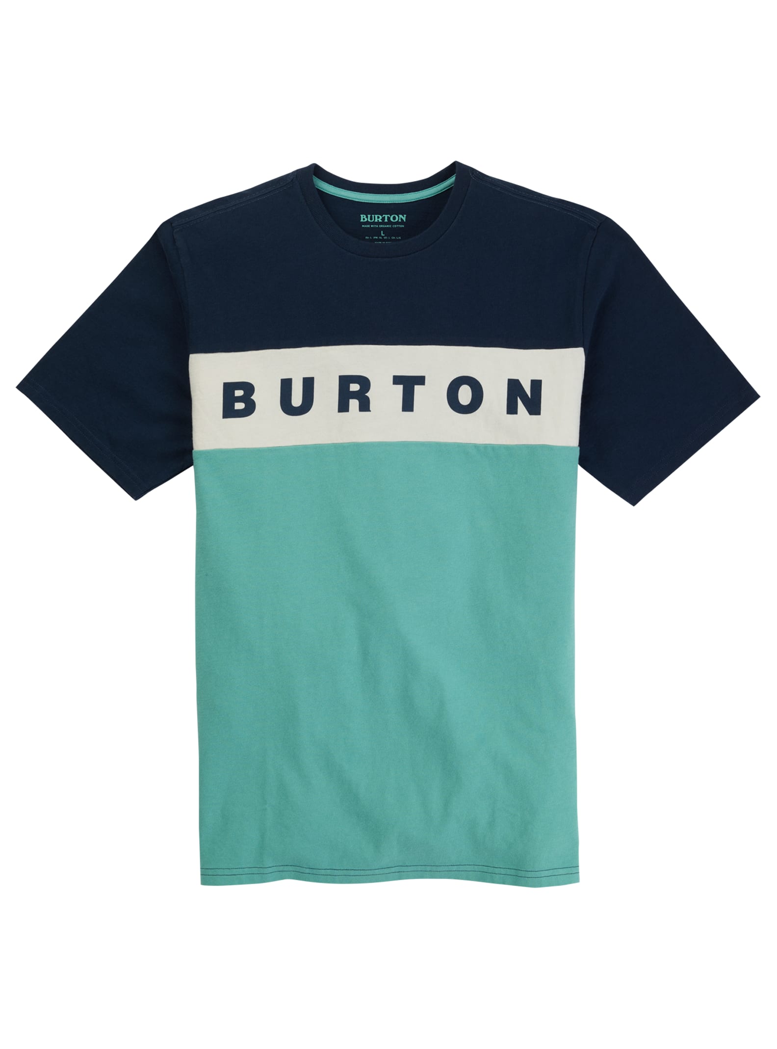 Burton - T-shirt à manches courtes Lowball pour homme, Dress Blue / Buoy Blue, L