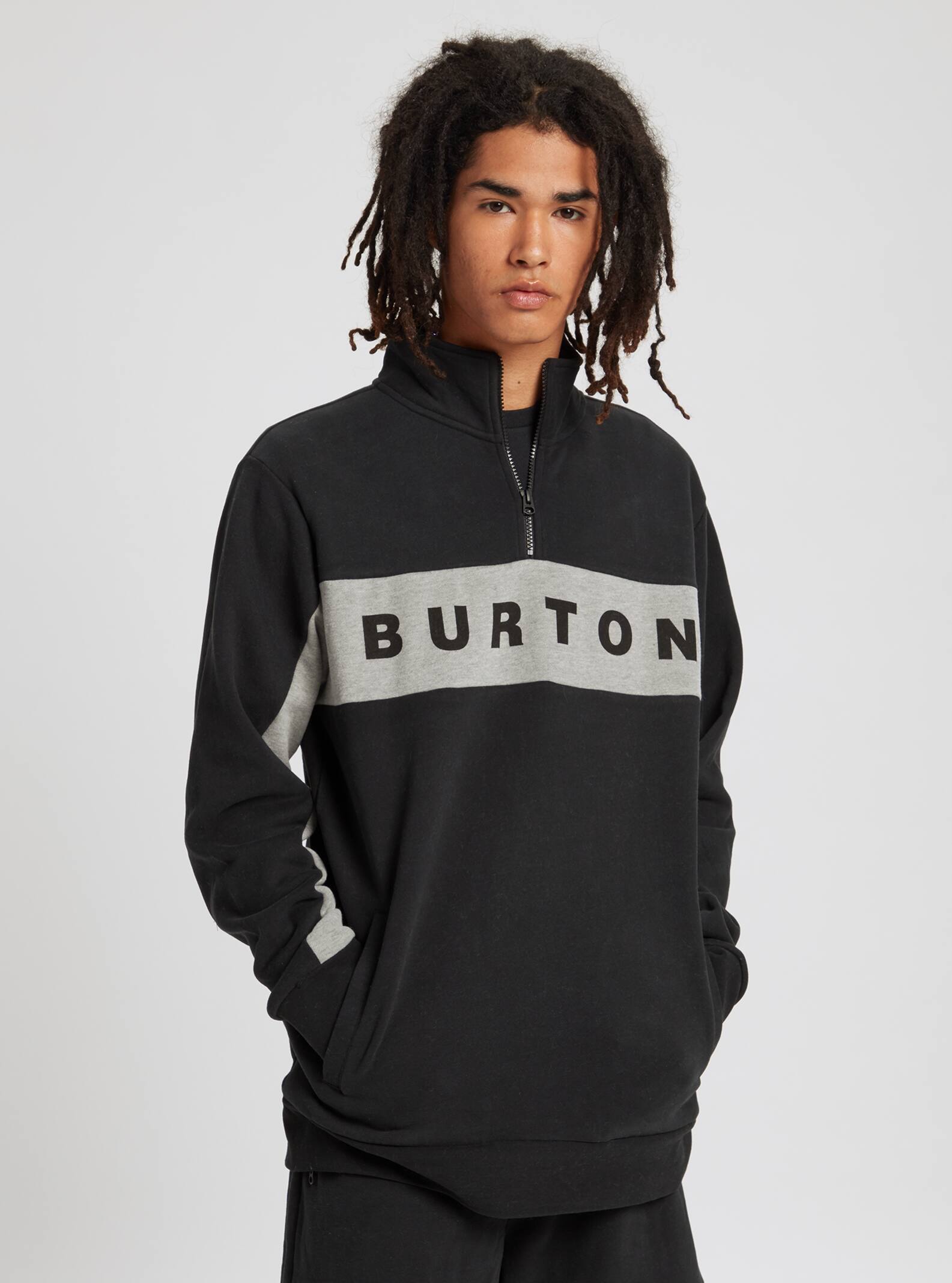 メンズ Burton ローボール 1/4ジップフリース | Burton.com Spring 2020 JP