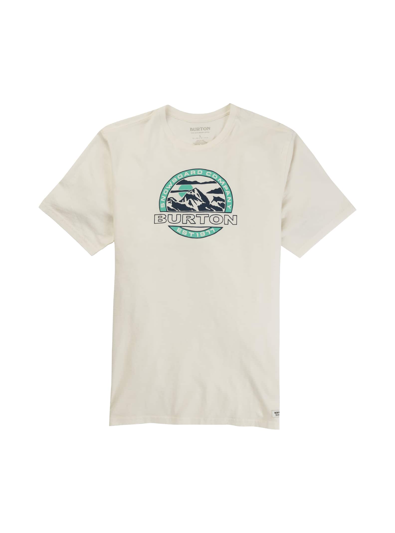 Burton - T-shirt manches courtes Keyway pour homme, Stout White, L