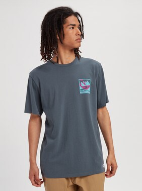 Men's Burton Mitler Short Sleeve T-Shirt shown in Dark Slate