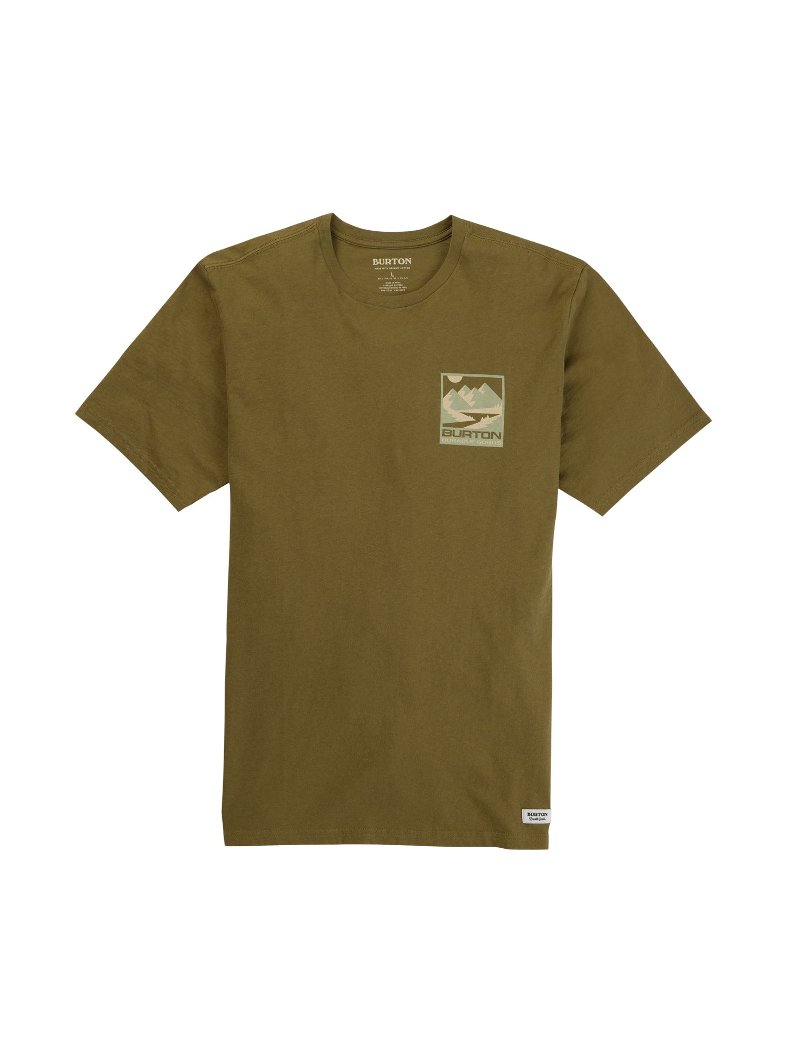 Burton - T-shirt à manches courtes Mitler pour homme, Martini Olive, M