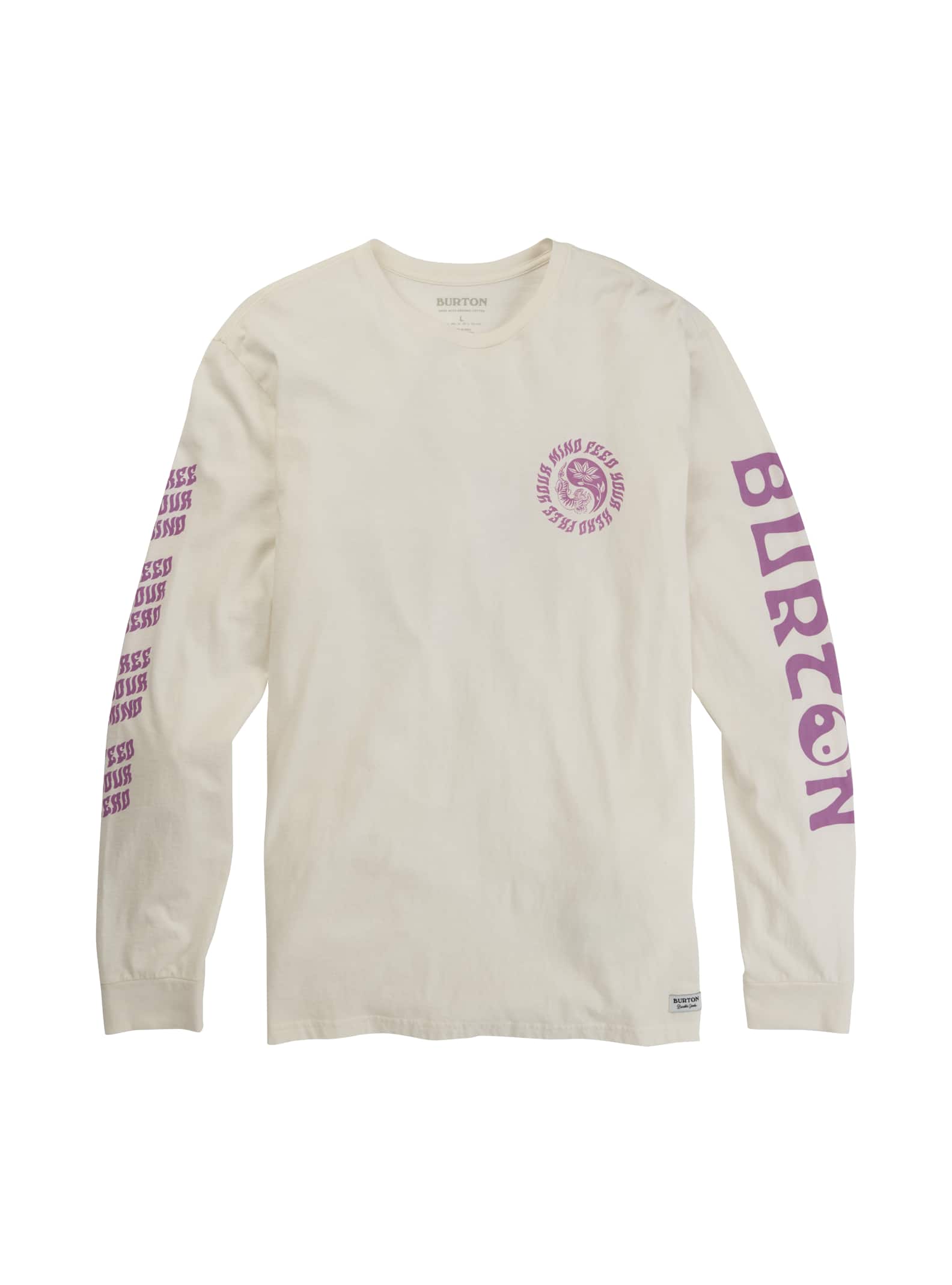 Burton - T-shirt à manches longues Cerrados pour homme, Stout White, S