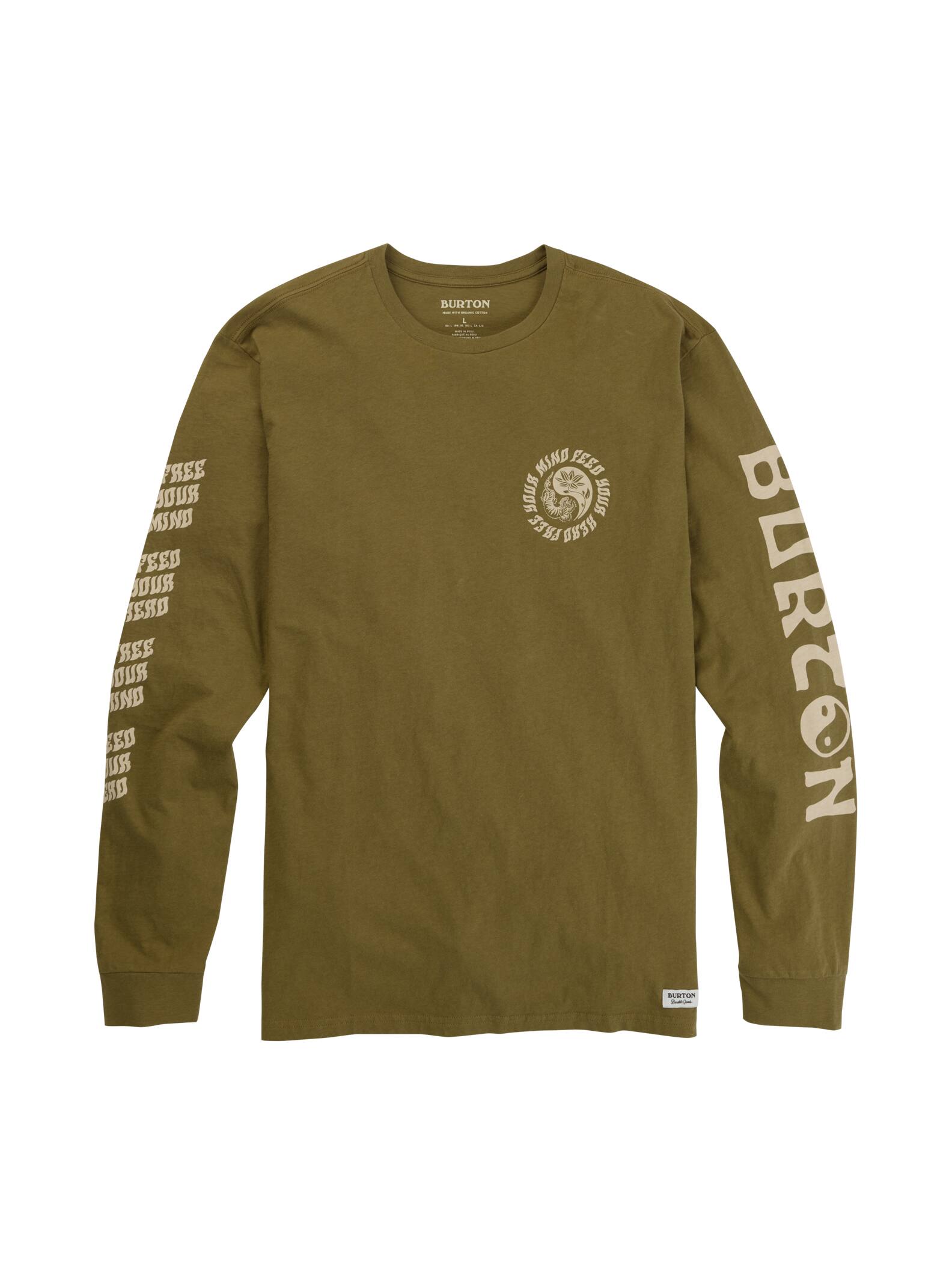 Burton - T-shirt à manches longues Cerrados pour homme, Martini Olive, S