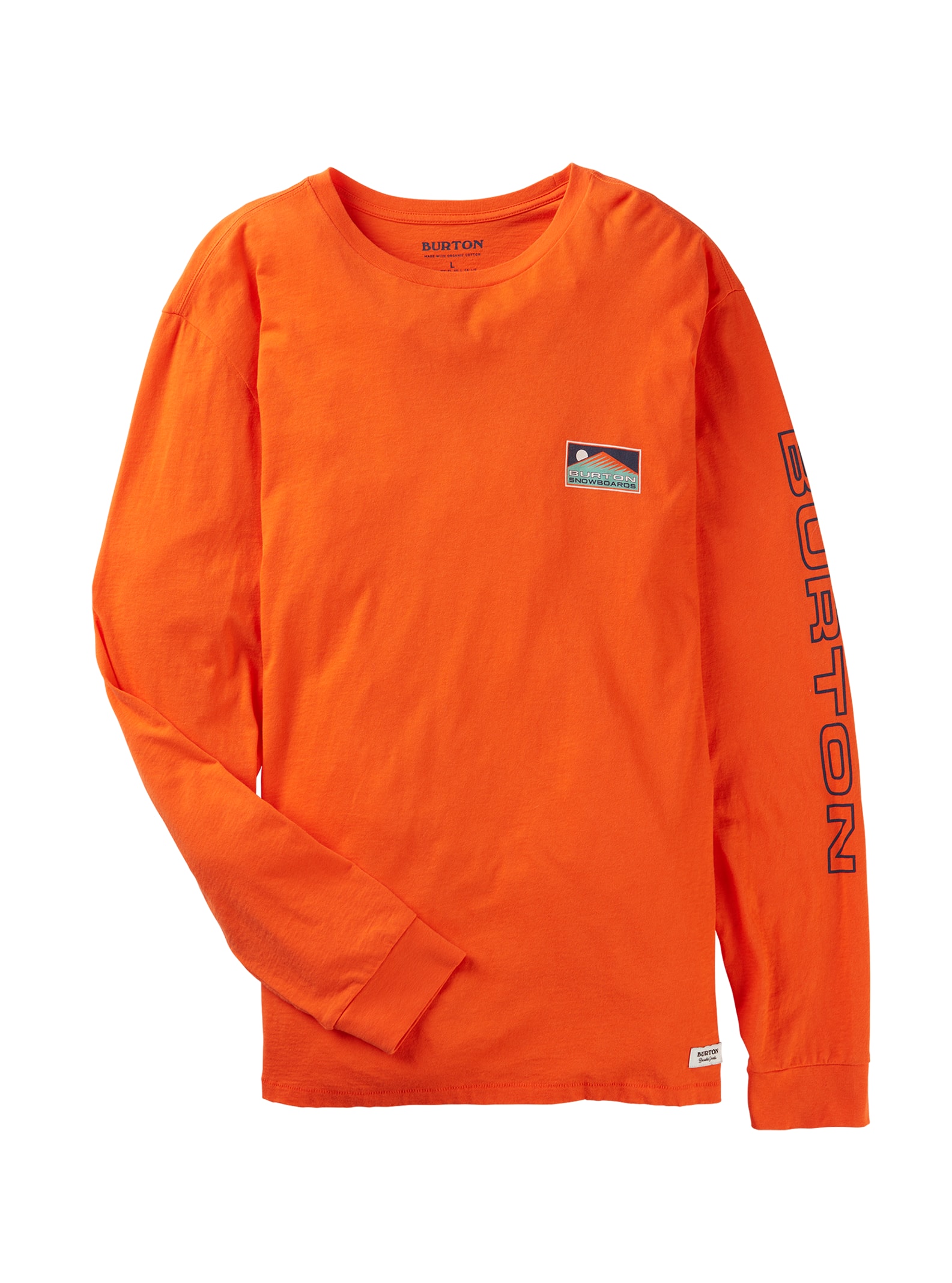 Burton - T-shirt à manches longues Cloudspeed pour homme, Orangeade, XXL