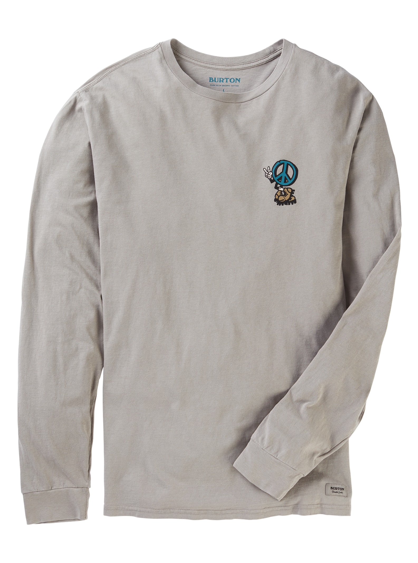 Burton - T-shirt à manches longues Rigwam pour homme, Iron Gray, M