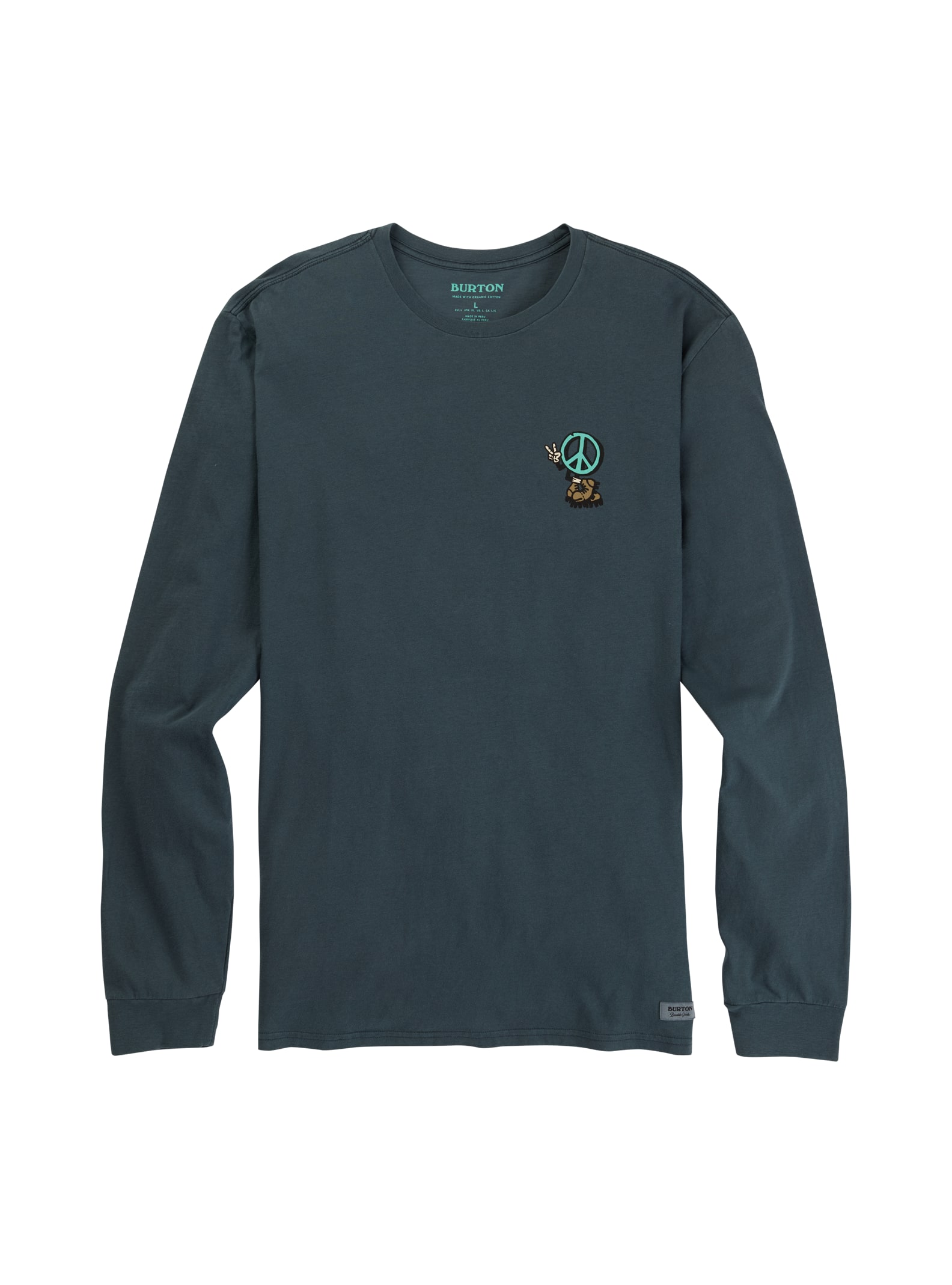 Burton - T-shirt à manches longues Rigwam pour homme, Dark Slate, M