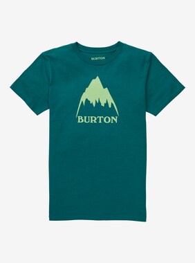 Kids' Burton Classic Mountain High Short Sleeve T-Shirt shown in Antique Green