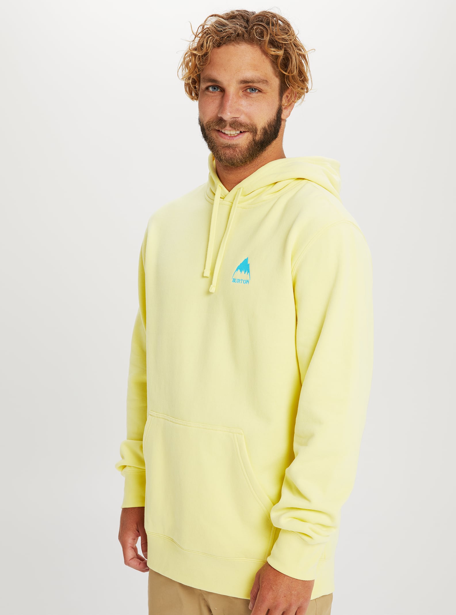 men's burton mountain pullover moletom com capuz